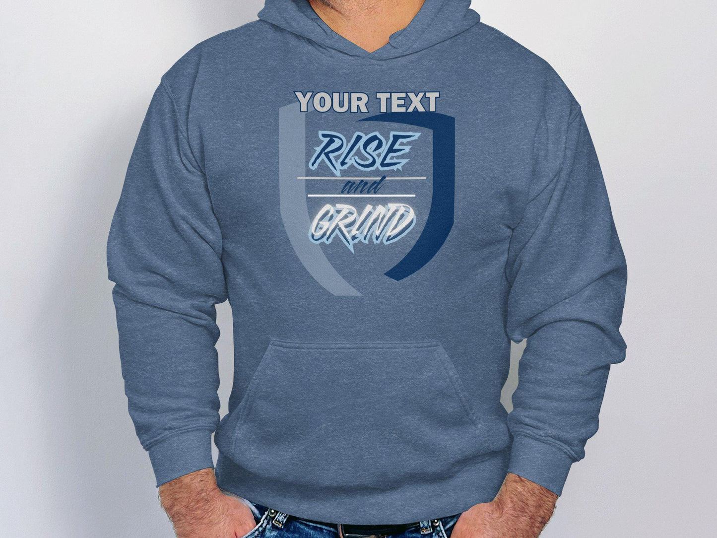 Motivational Unisex Rise and Grind T-Shirt or Hoodie. Fitness Slogan Shirt, Positive Mindset Apparel, Gym Wear, Gift for him, Gift for her