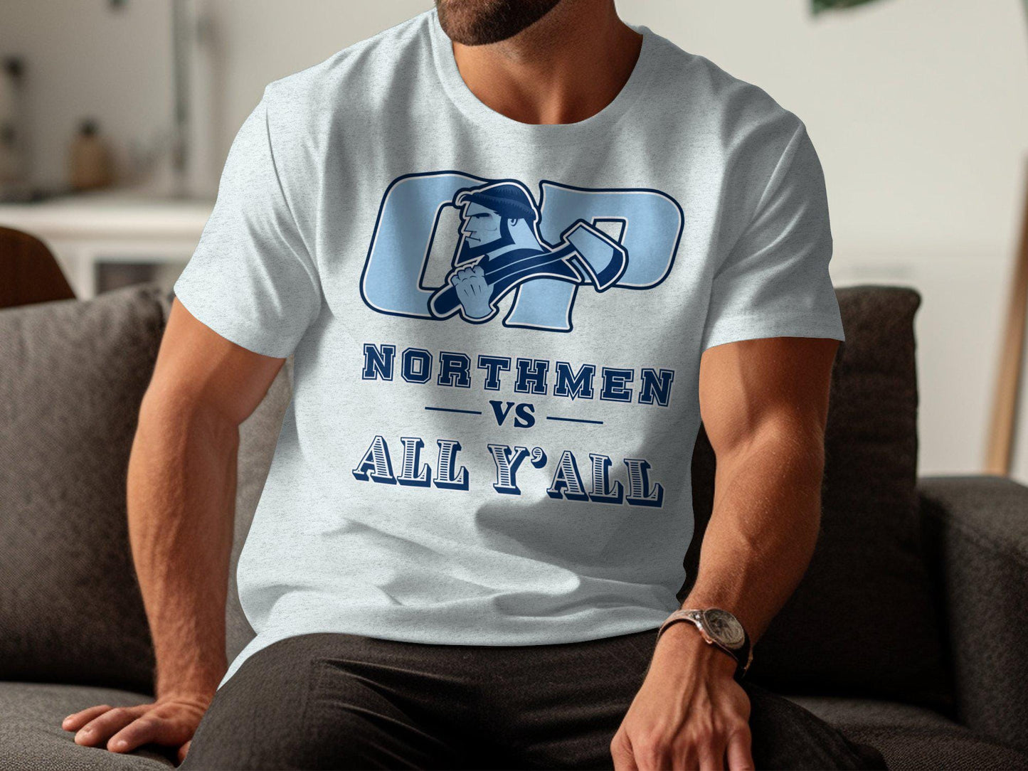 OP Northmen VS All Y'All T-Shirt, Funny T-Shirt, Graphic Tee, Trendy Apparel, Cool T-Shirt, Casual Wear, Vintage Design Tee, Unique Shirt