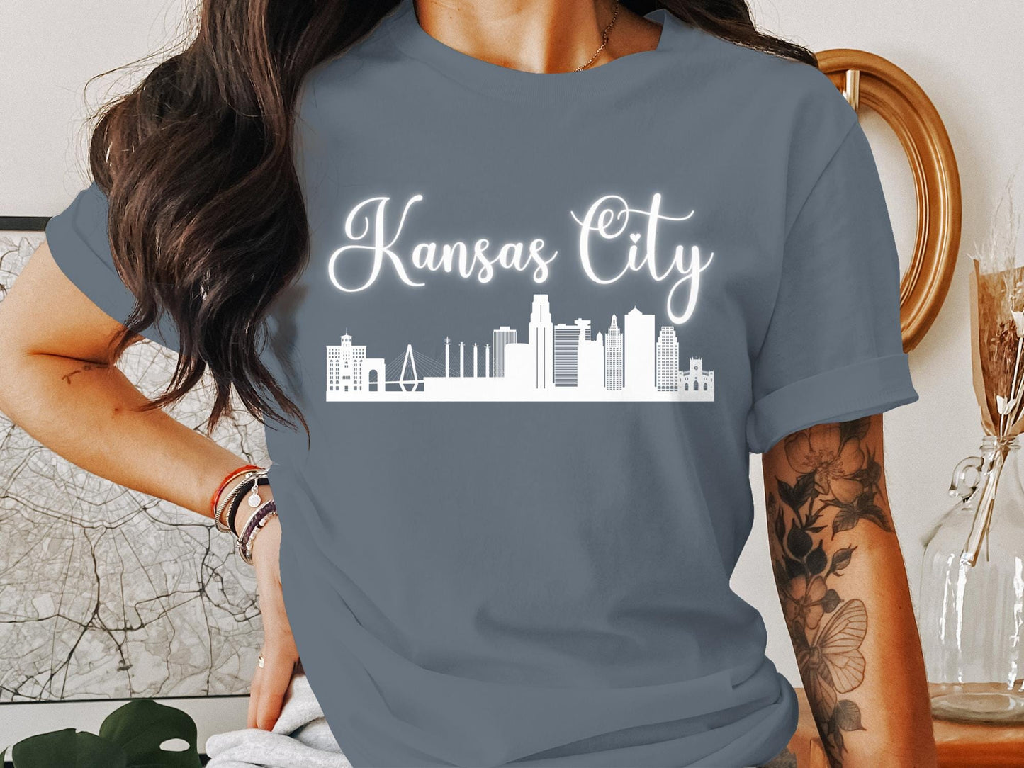 Kansas City Graphic Tee, Stylish Kansas City Shirt, Cool Kansas City Apparel, Unisex Kansas City T-Shirt, Comfortable Kansas City Top