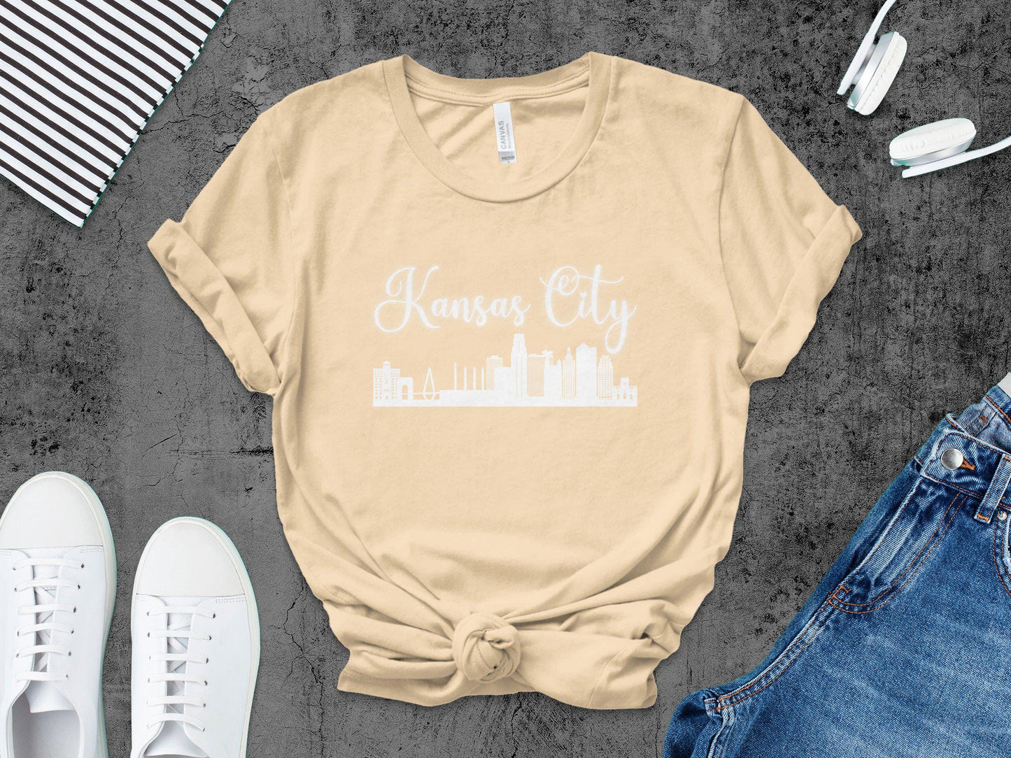 Kansas City Graphic Tee, Stylish Kansas City Shirt, Cool Kansas City Apparel, Unisex Kansas City T-Shirt, Comfortable Kansas City Top