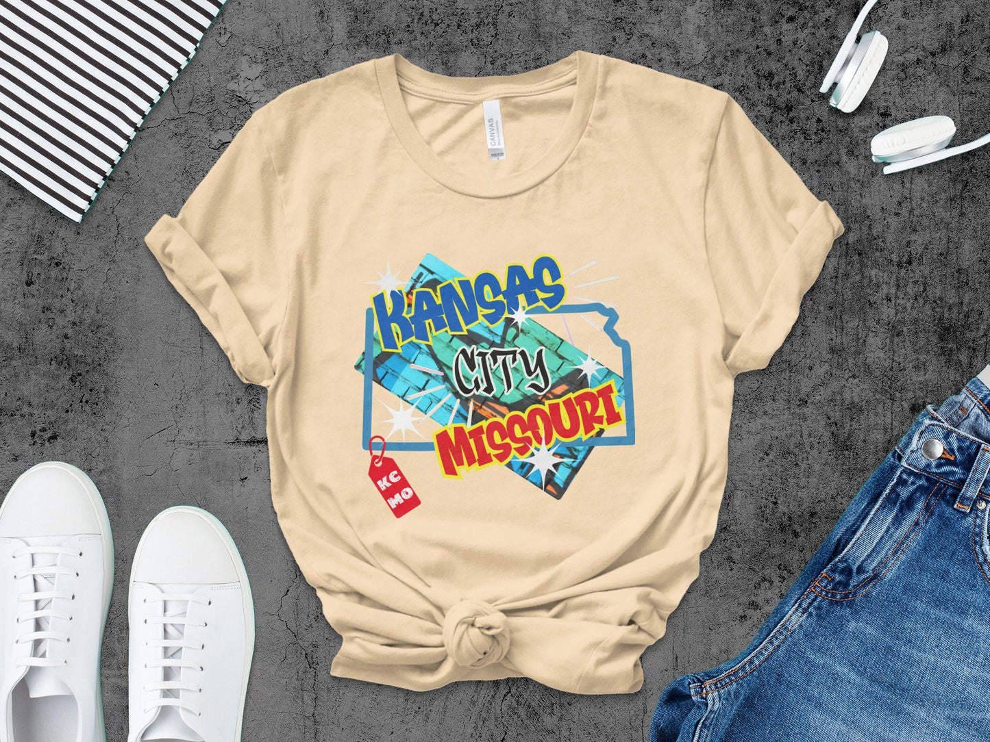 Kansas City Missouri TShirt Unique Design Kansas City Pride Missouri Tee Stylish Kansas City Graphic Tee Unisex Shirt