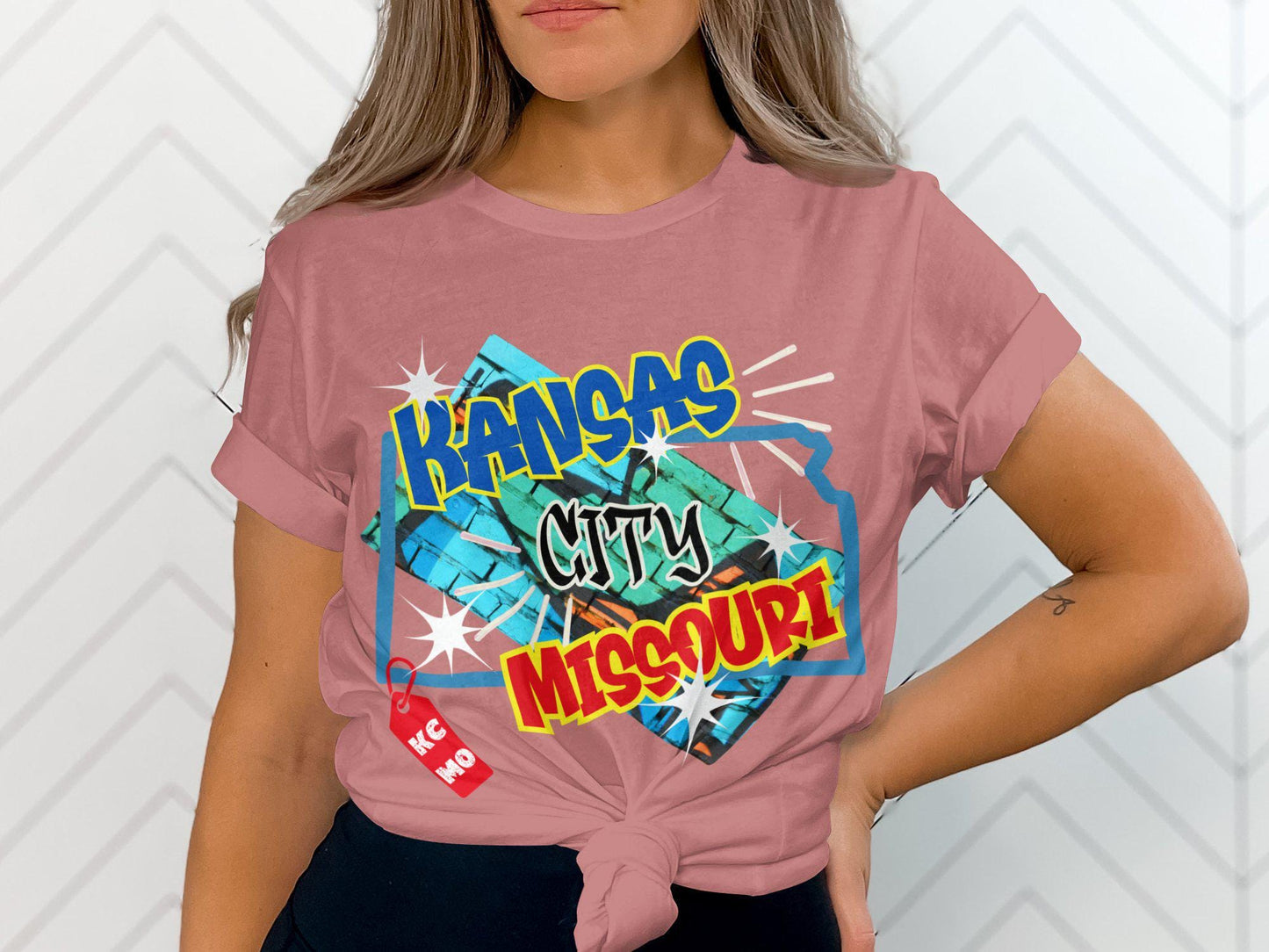 Kansas City Missouri TShirt Unique Design Kansas City Pride Missouri Tee Stylish Kansas City Graphic Tee Unisex Shirt