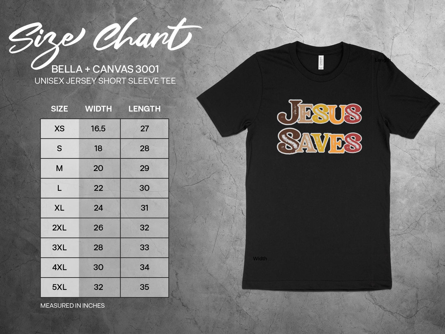 Inspirational Religious T-Shirt Jesus Saves Graphic Tee Faith-Based Christian Message Shirt Positive Spiritual Apparel