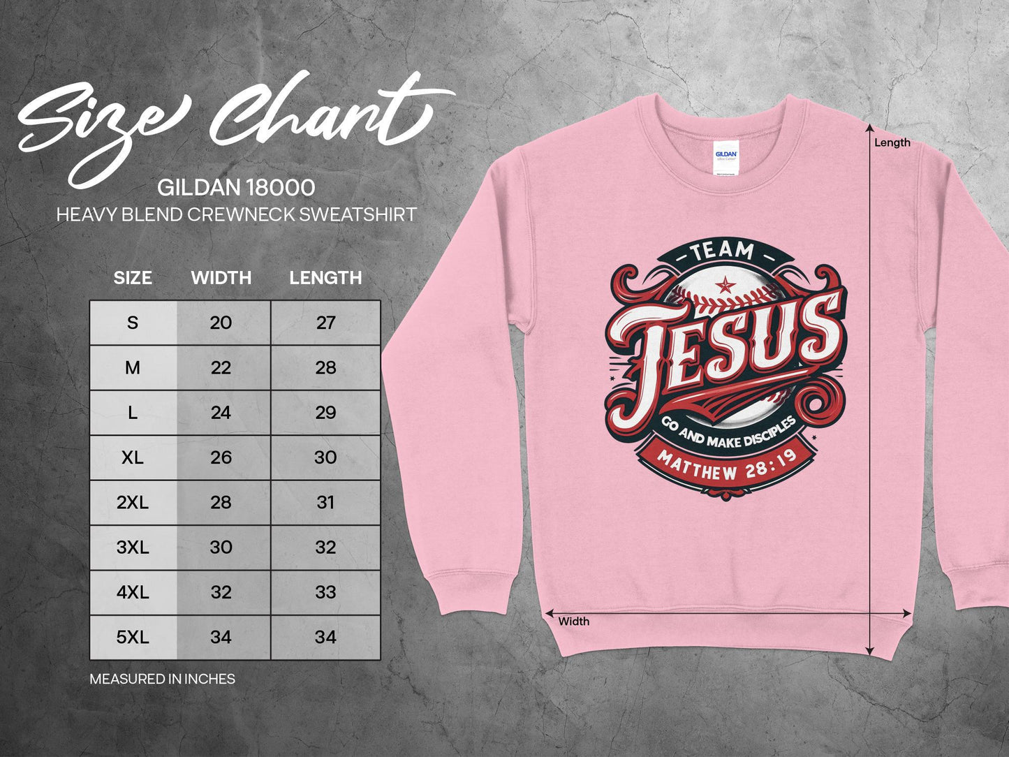 Team Jesus Graphic T-Shirt, Christian Go and Make Disciples Shirt, Matthew 28 19 Bible Verse Tee, Religious Faith Baseball Design, gift idea