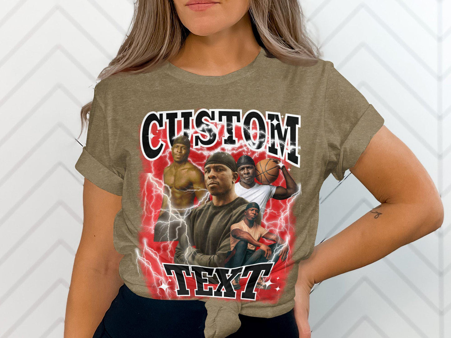 Custom Text T-Shirt, Personalized Tee with Your Text, Unique Customizable Shirt, Make Your Own T-Shirt Design, Custom Gift Tee