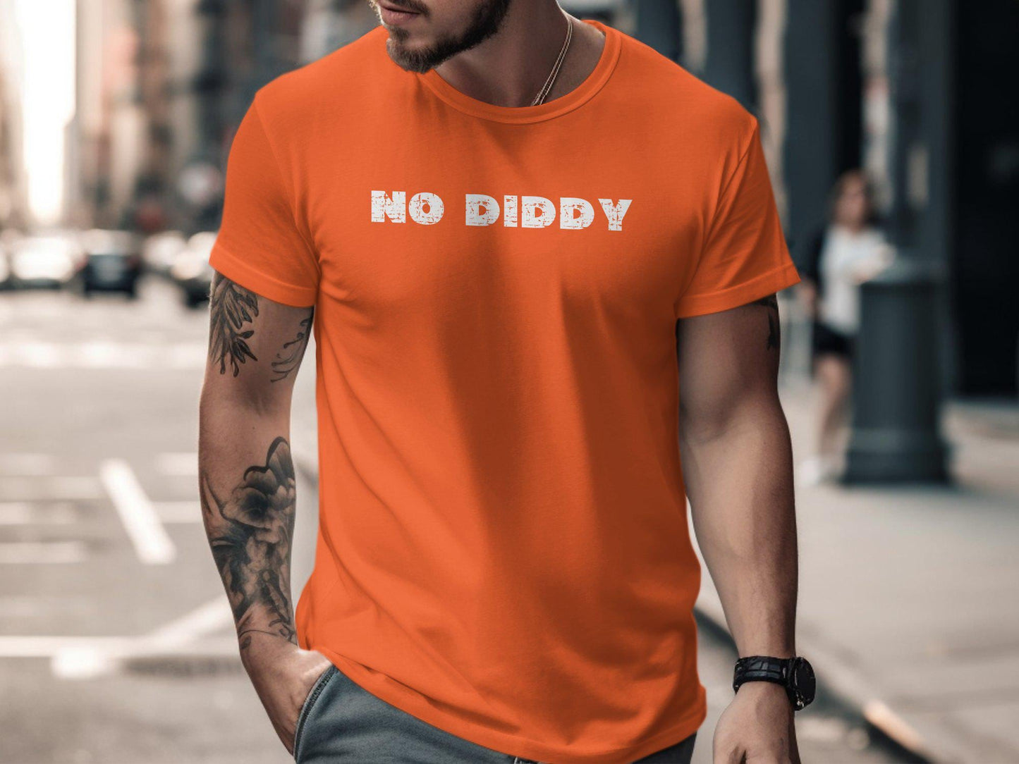 No Diddy, Diddy Funny T-Shirt, Funny Slogan Shirt, Tee, Unique Graphic T-Shirt, Bold Statement Apparel, Trendy Casual Top, Humorous Gift