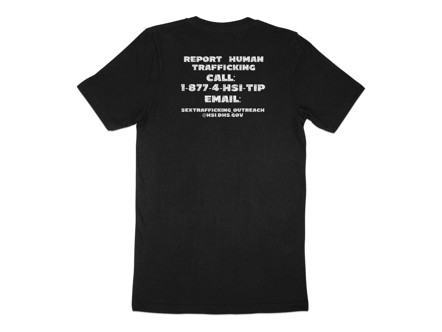 Stop Human Trafficking T-Shirt, Awareness Graphic Tee, Anti Trafficking Statement Shirt, Social Cause Unisex Tee, Advocacy Apparel