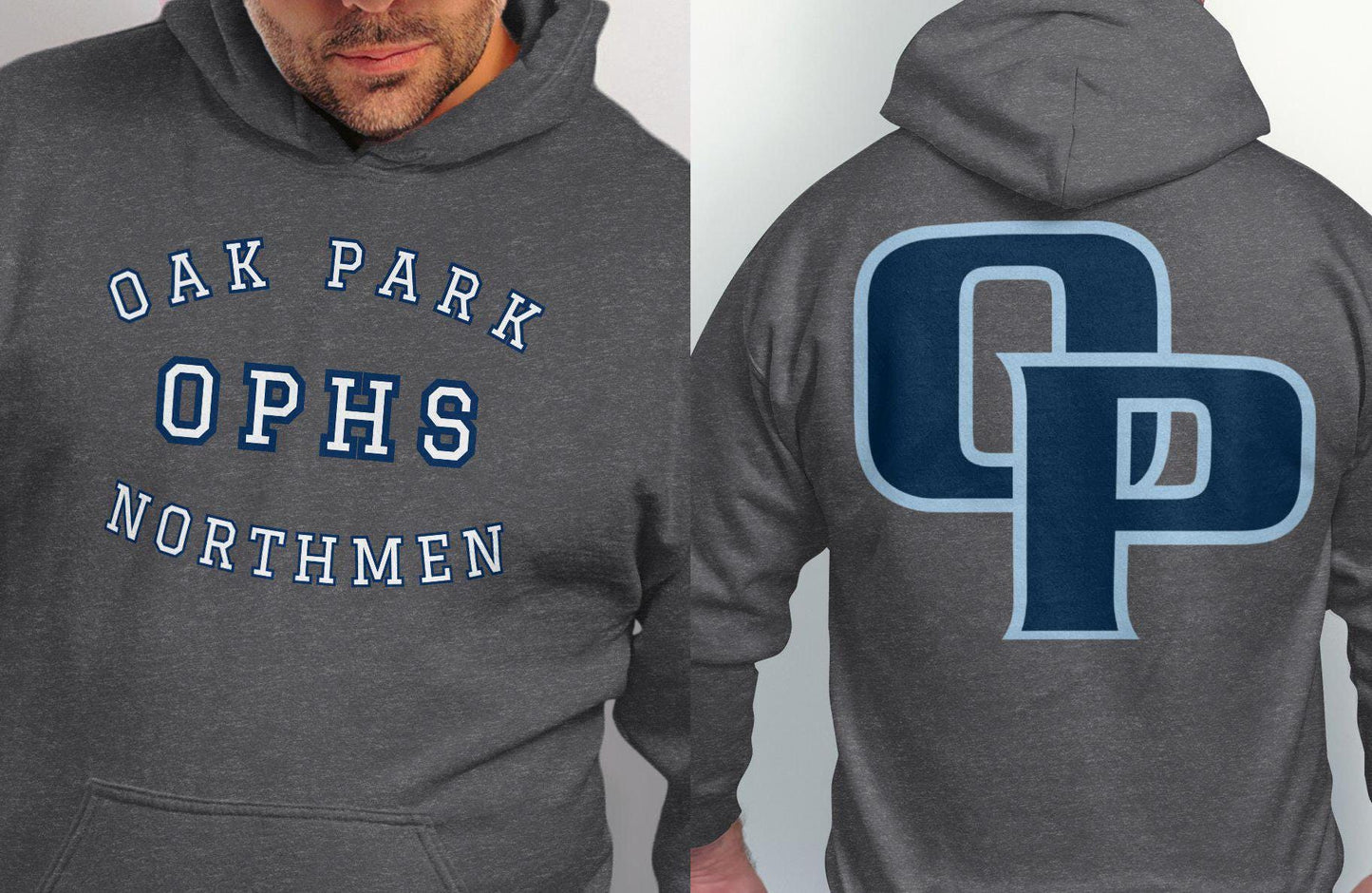 Oak Park Northmen OPHS T-Shirt, Vintage School Spirit Tee, Retro Athletic Shirt, Classic High School Apparel, Old School Sportswear
