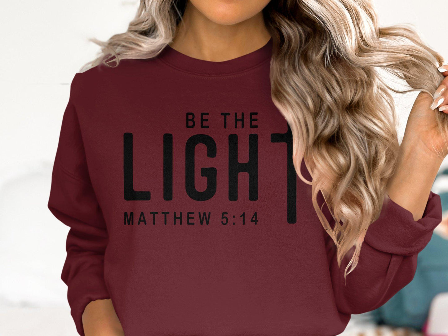 Be The Light T-Shirt, Matthew 5:14 Shirt, Christian Faith Tee, Religious Inspiration Apparel, Spiritual Message Clothing