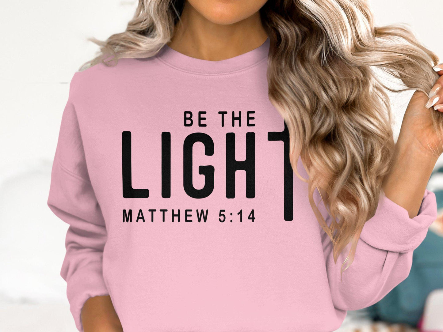 Be The Light T-Shirt, Matthew 5:14 Shirt, Christian Faith Tee, Religious Inspiration Apparel, Spiritual Message Clothing