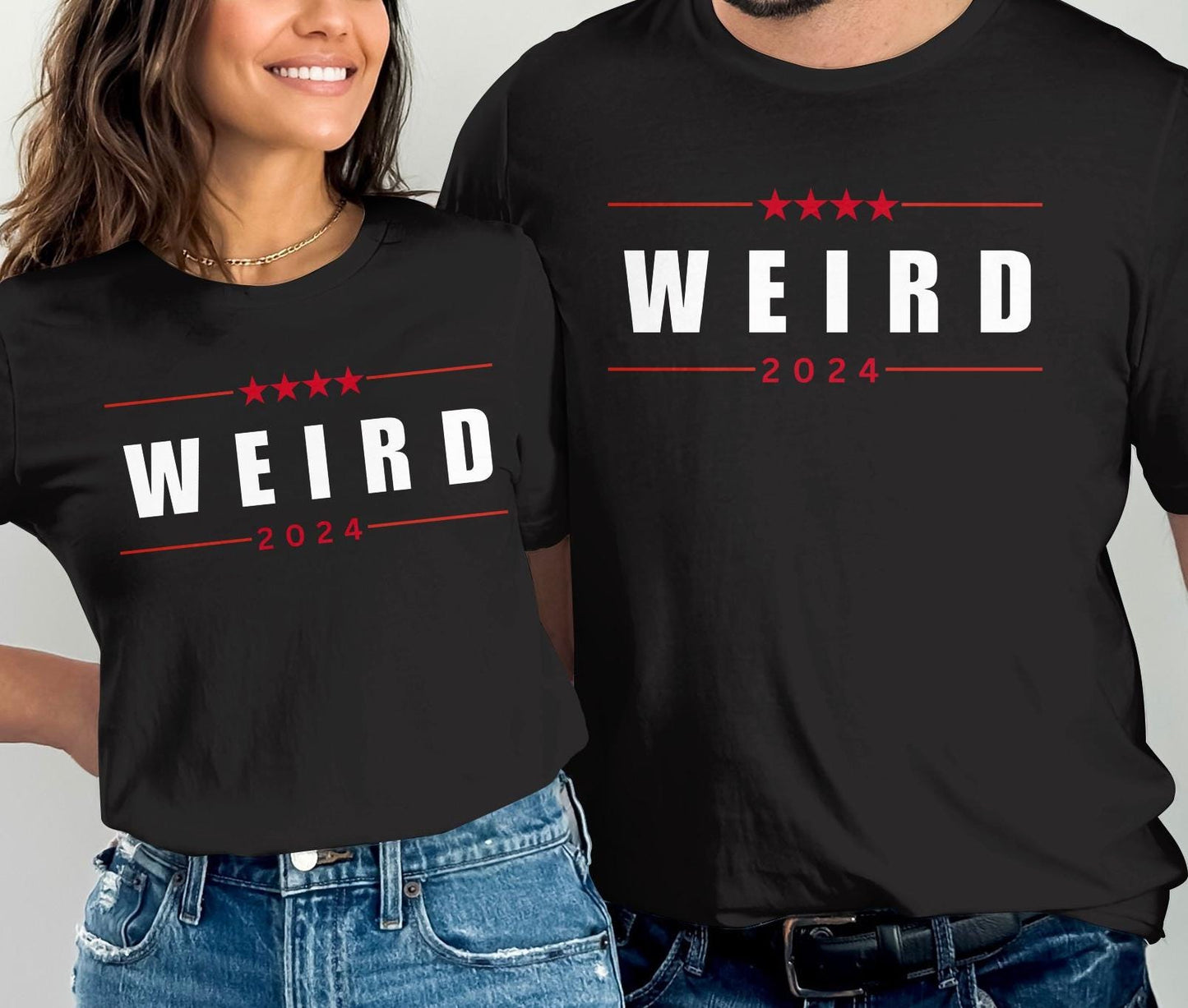 Funny WEIRD TRUMP 2024 Election T-Shirt, Republican, Funny, Political, Unique Election Year Shirt, Campaign Slogan Top, gift ideas, Trending