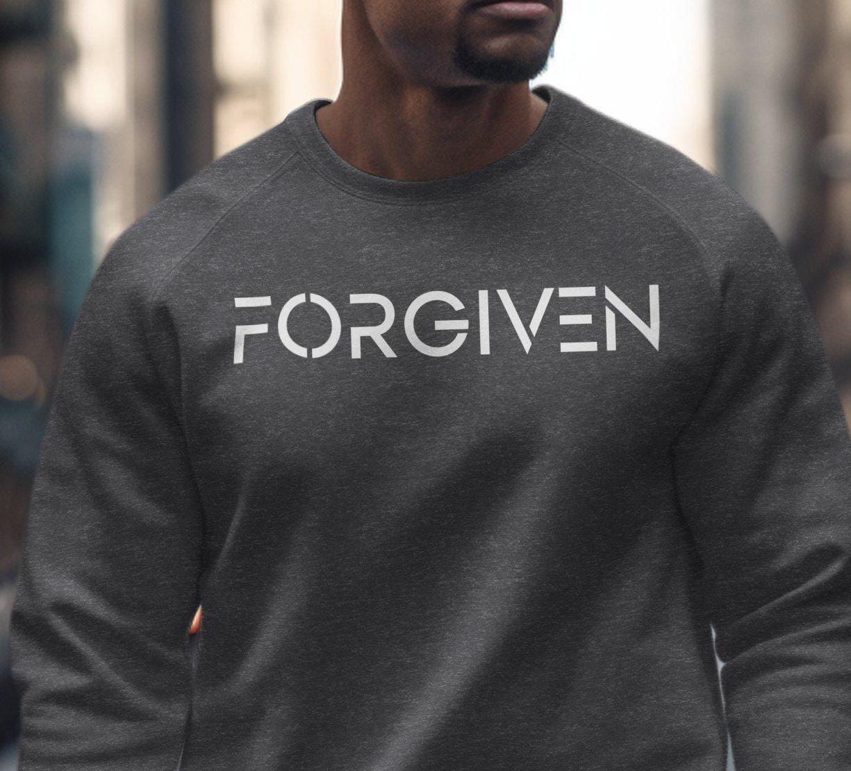 Forgiven T Shirt, Christian Apparel Tee, Religious Faith Shirt, Inspirational Message Top, Gift for Believers, Faith Based Clothing