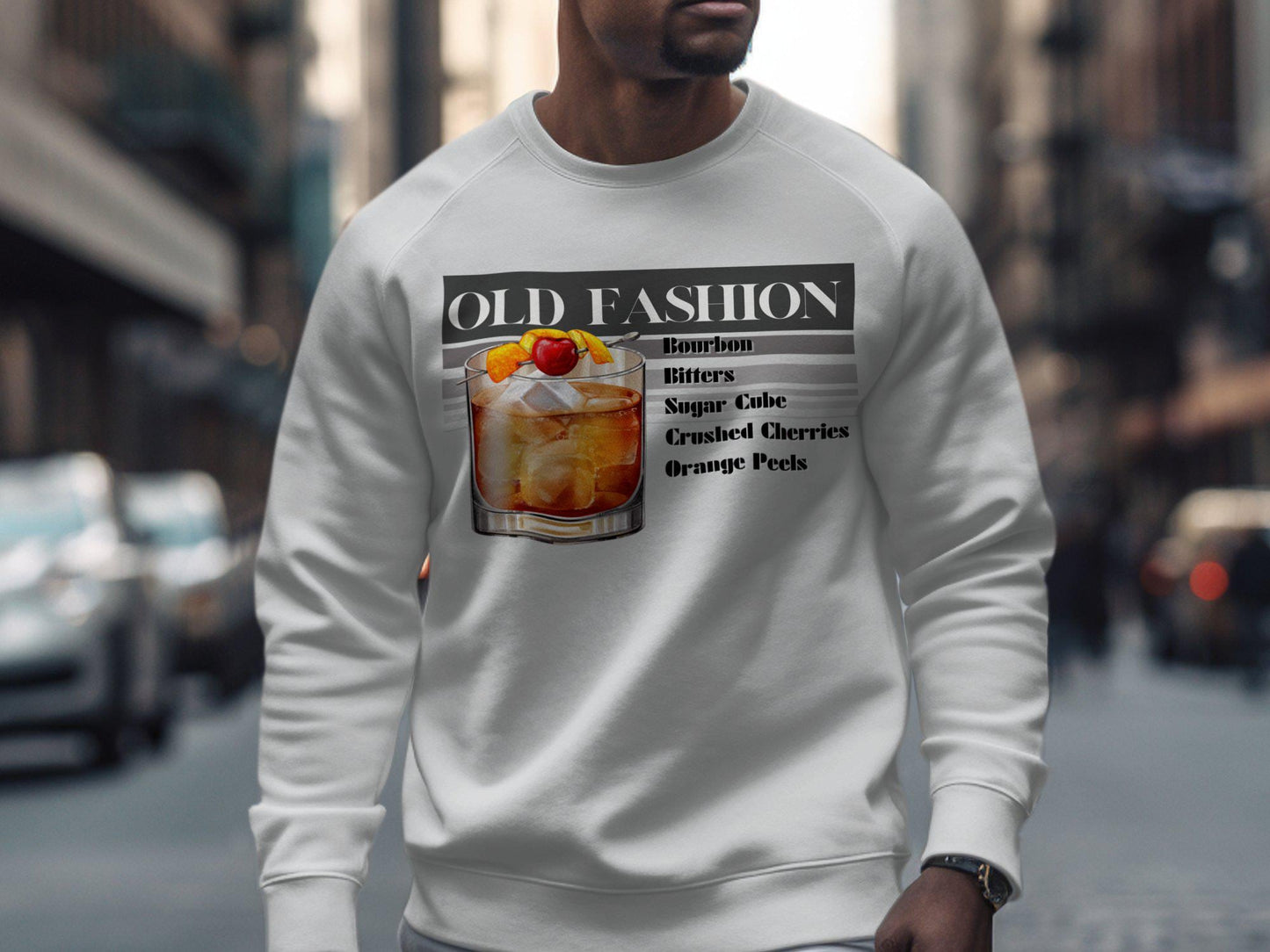 Old Fashion Cocktail T-Shirt, Classic Drink Tee, Old Fashioned Drink Recipe Shirt, Whiskey Lover Gift, Bartender Tee, Cocktail Shirt