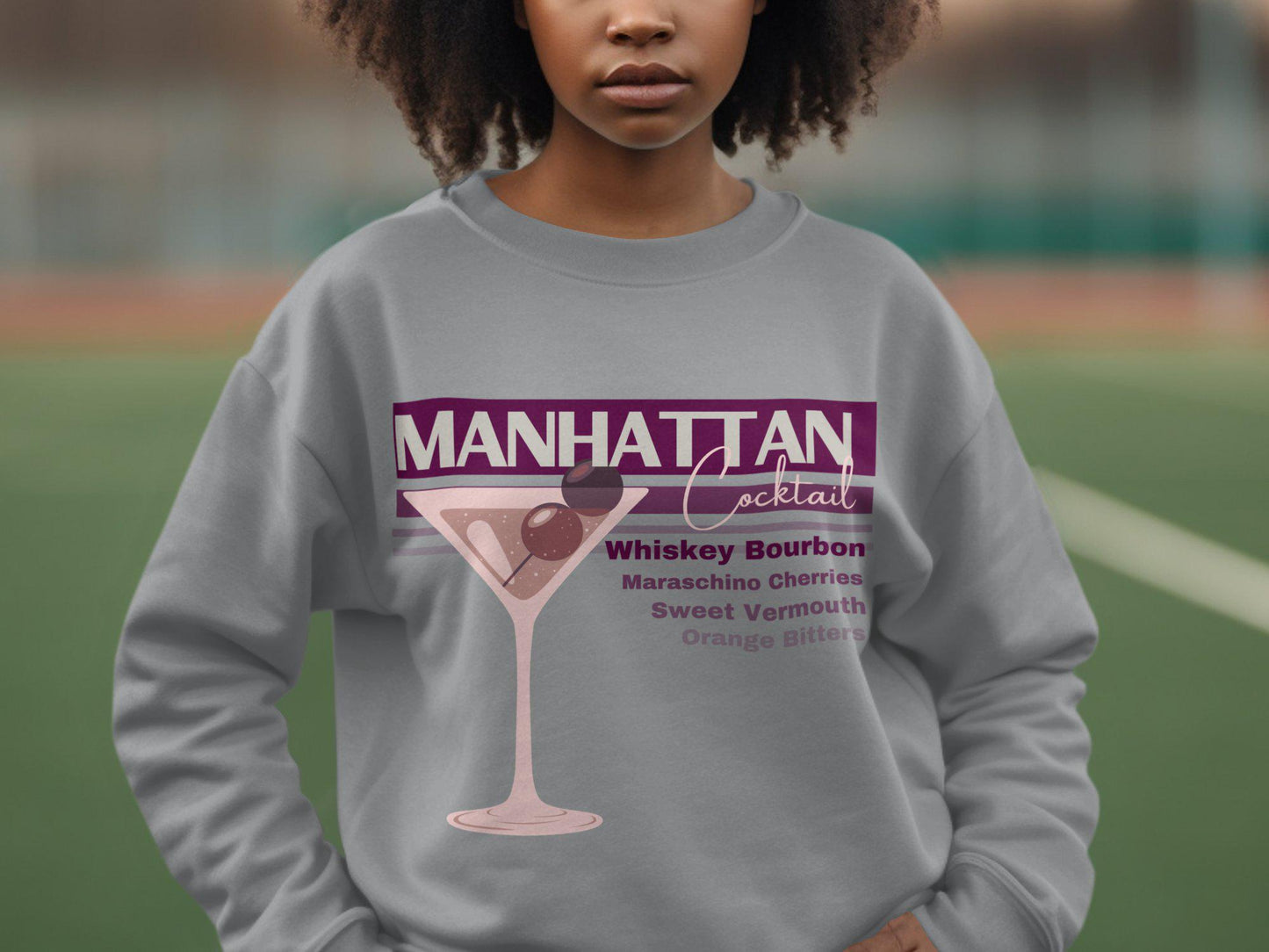 Manhattan Cocktail T-Shirt, Whiskey Bourbon Tshirt, Retro Drink Tee, Maraschino Cherries Shirt, Sweet Vermouth Top, Party Apparel
