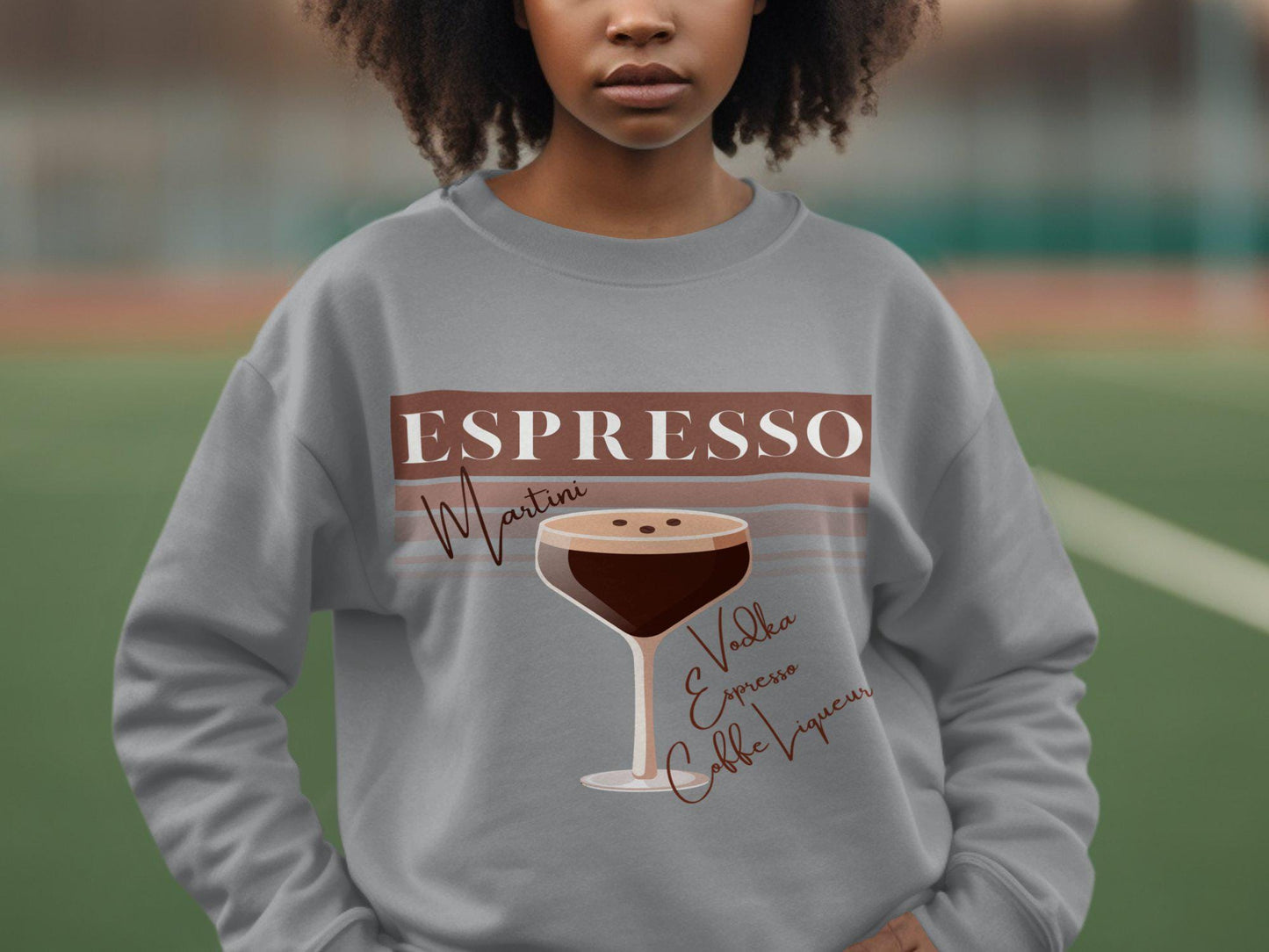 Espresso Martini Graphic T-Shirt, Vodka Espresso Coffee Liqueur Shirt, Unique Drink Lover Tee, Trendy Cocktail T-Shirt