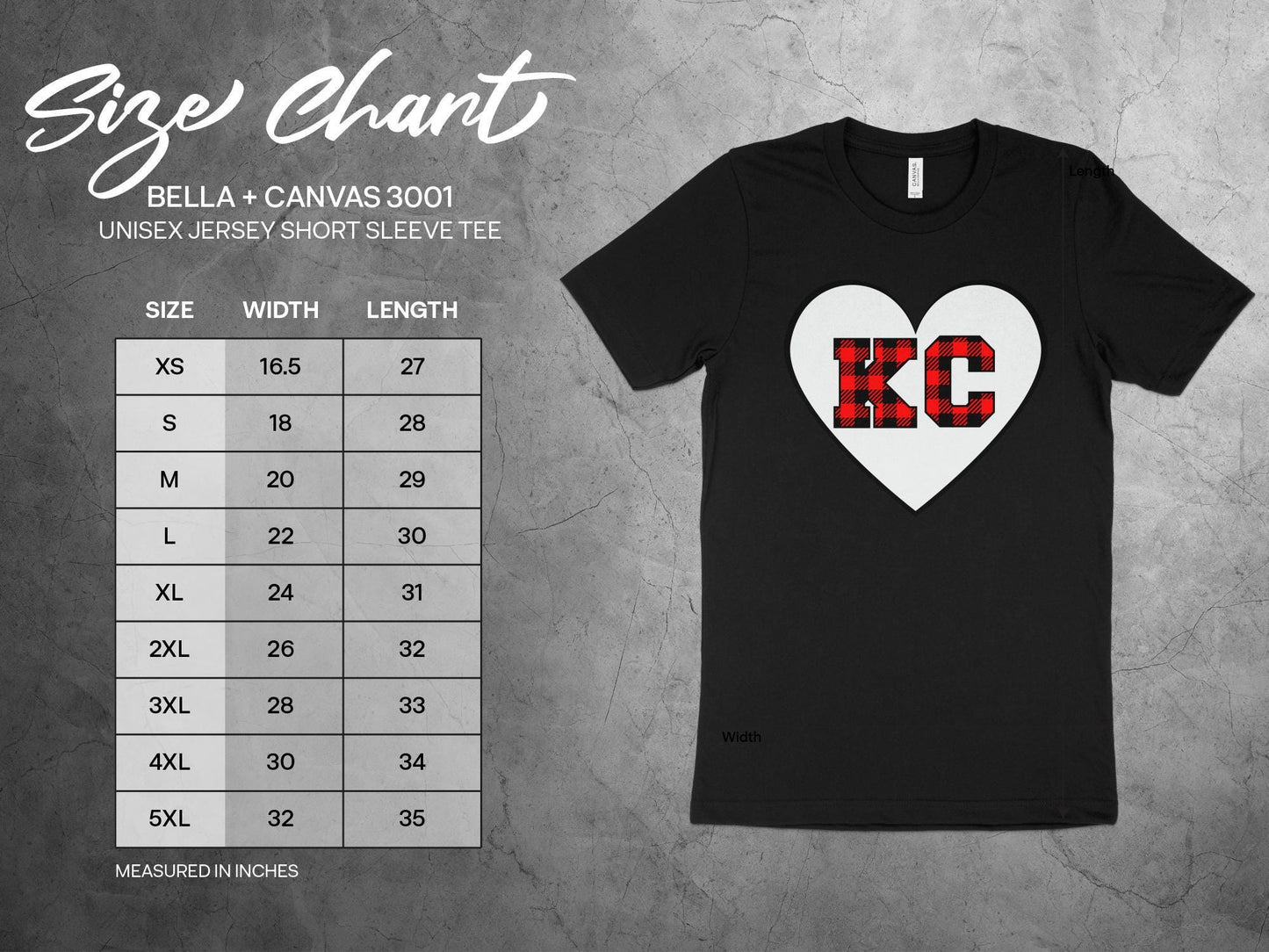 KC plaid heart design tee, Red black buffalo plaid KC heart shirt, Perfect KC fans gift, Cozy t-shirt, Unique fan apparel