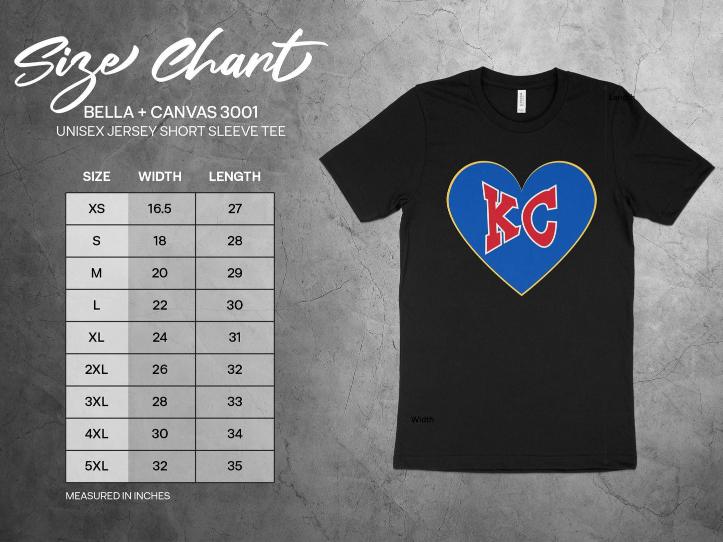 KC Heart Love Graphic Tee, Kansas City Pride Shirt, Sports Wear, KC Fan T-shirt, City Love Apparel, Kansas City Supporter