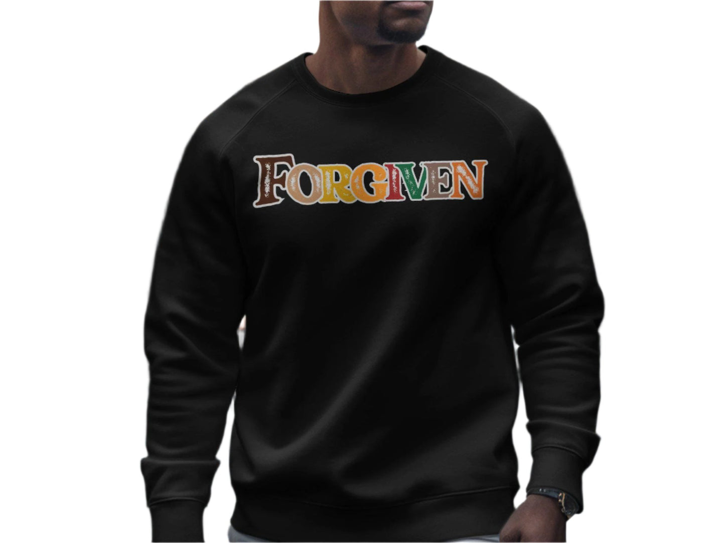 Retro Forgiven Graphic Tee, Vintage Inspired Forgiven T-Shirt, Faith Statement Shirt, Spiritual Message Tee, Christian Apparel