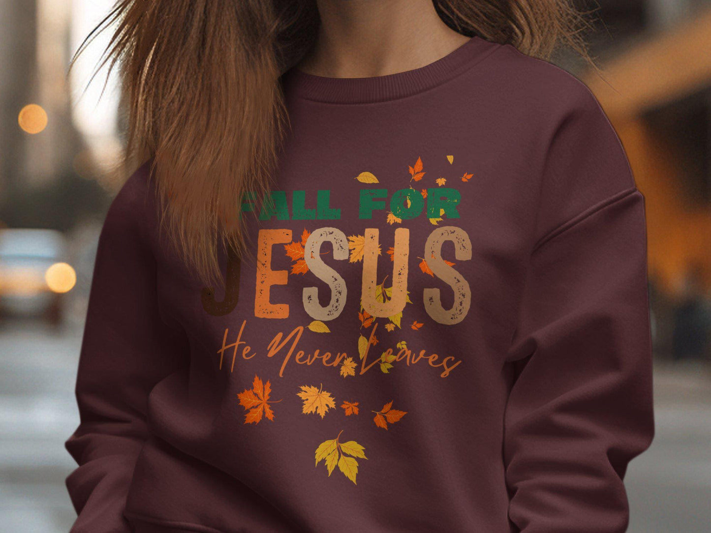 Fall For Jesus T-Shirt, Religious Autumn Tee, Christian Fall Apparel, Inspirational Faith Clothing, Gift for her, Gift for mom, Christian