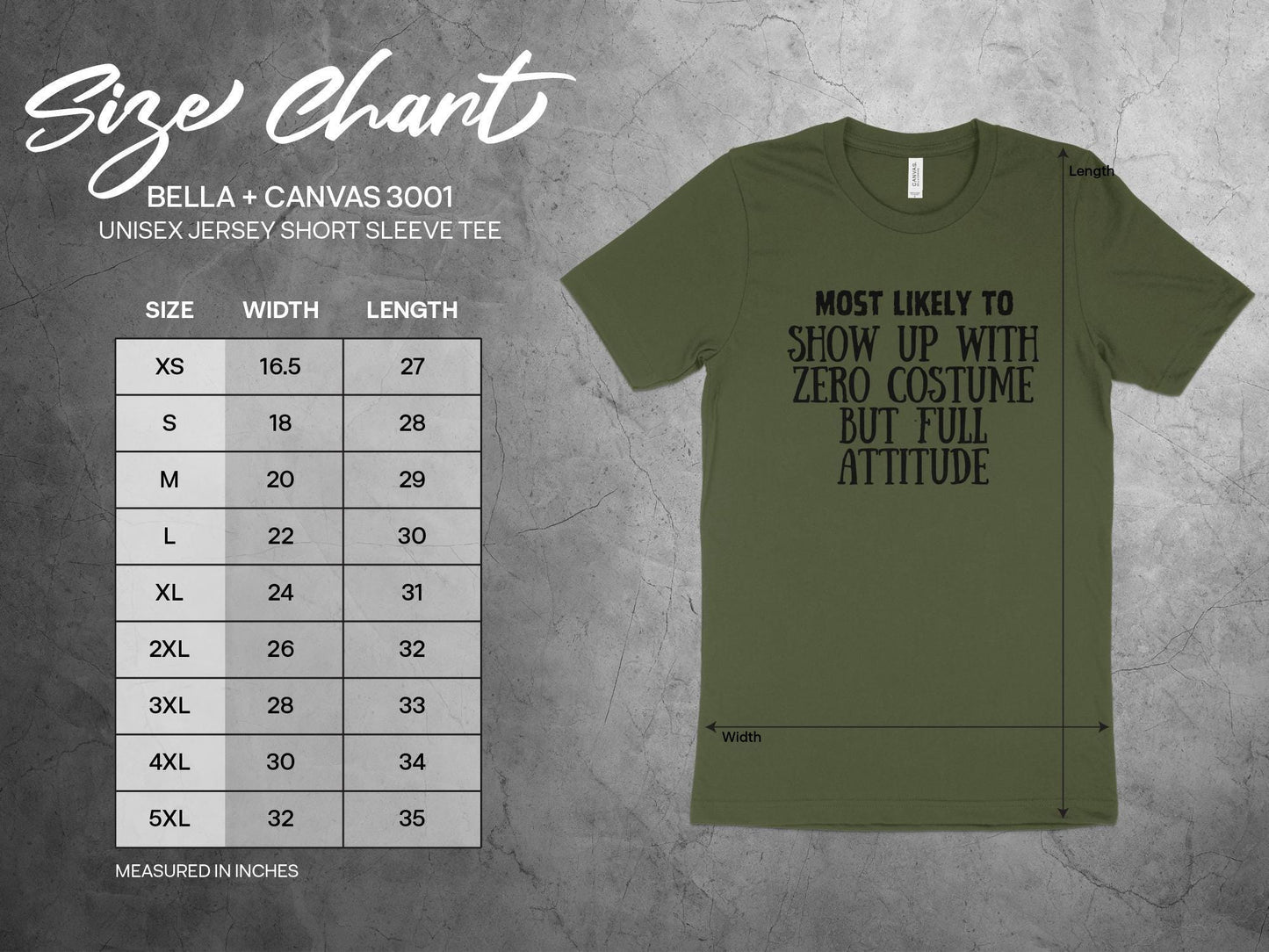 Most likely to show up with zero costume but full attitude funny Halloween t-shirt, quirky statement shirt, casual wear