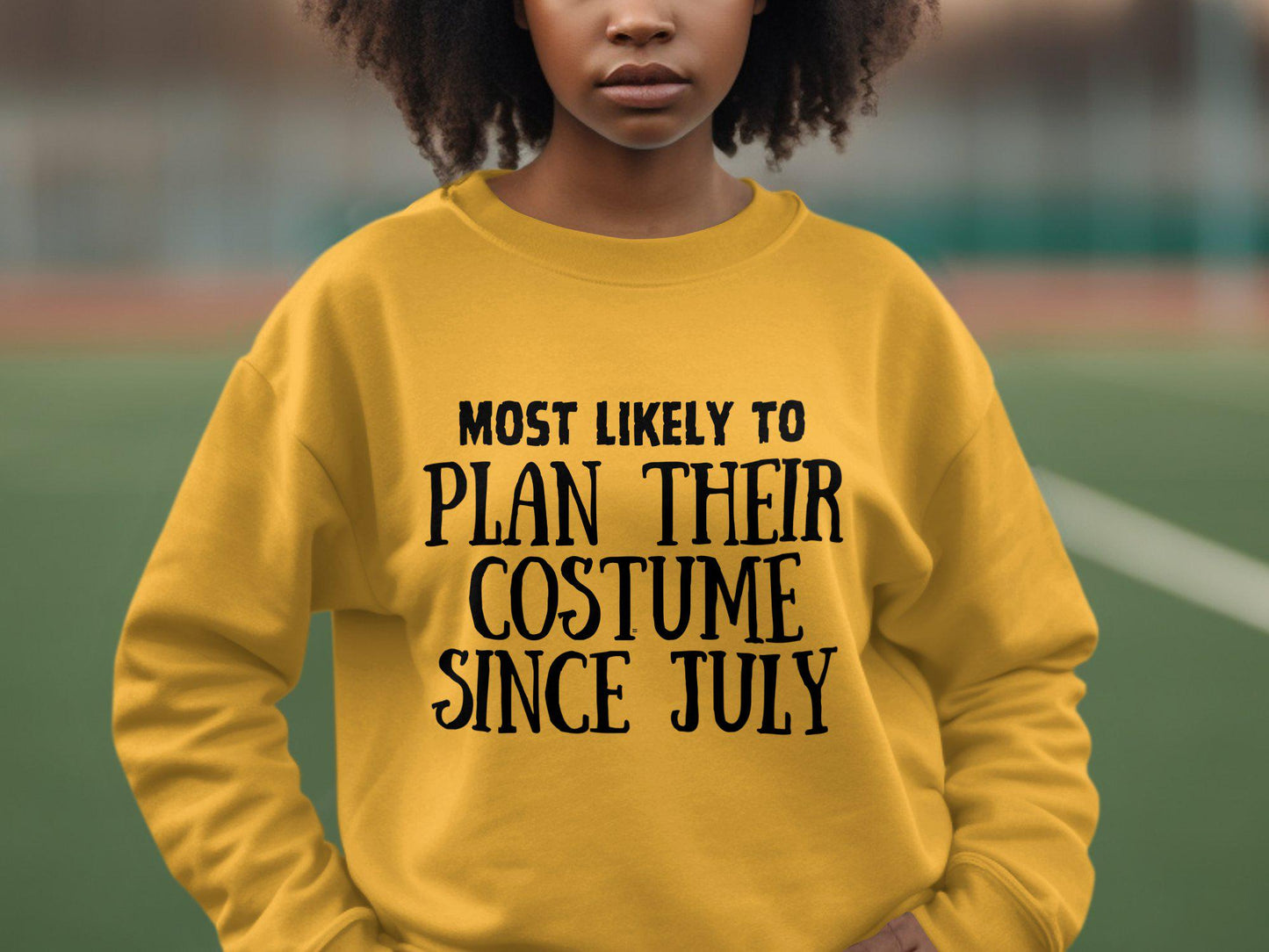 Funny Halloween Most Likely To Plan Their Costume Since July T-Shirt, Unisex Halloween Graphic Tee, Halloween Party Shirt