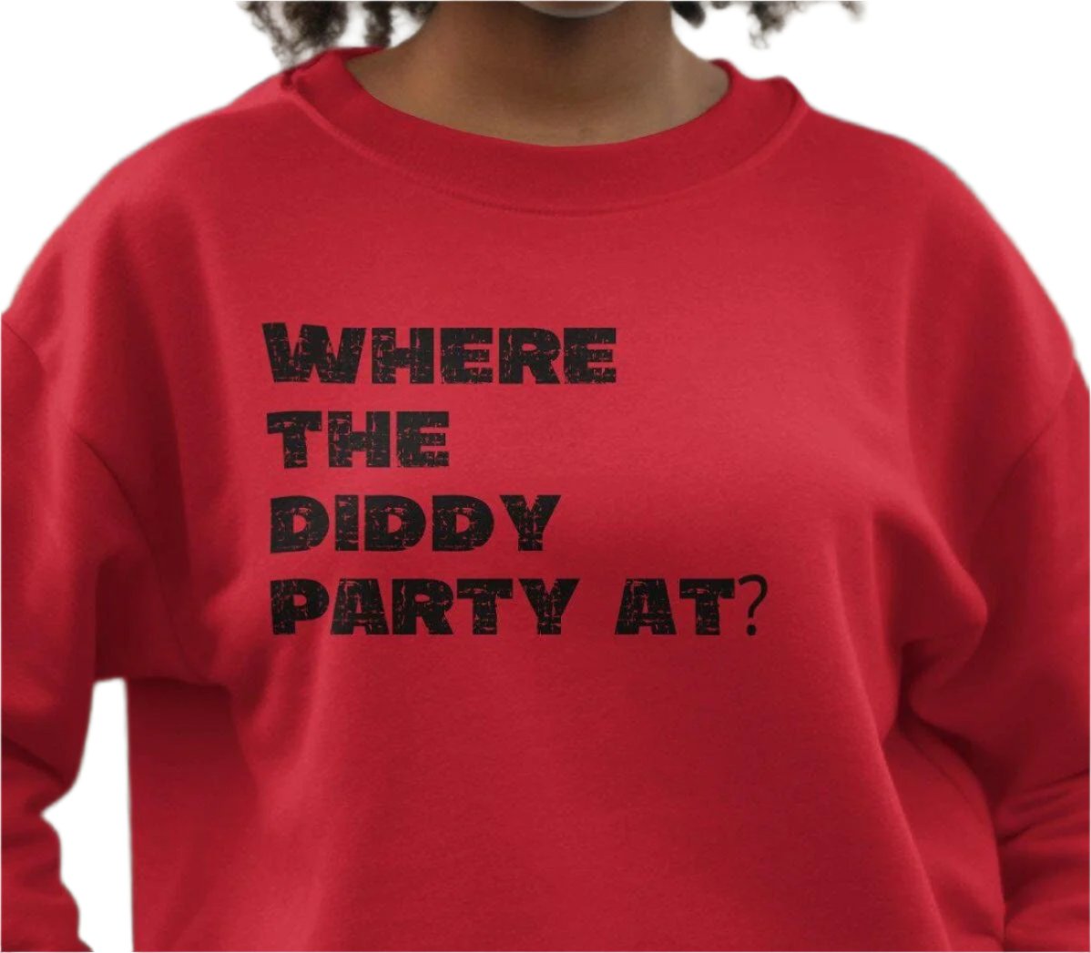 Diddy, Diddy Party t-shirt, Humorous Graphic Tee, Where the Diddy Party At Shirt, Trendy Casual Wear, Fun Statement T-Shirt