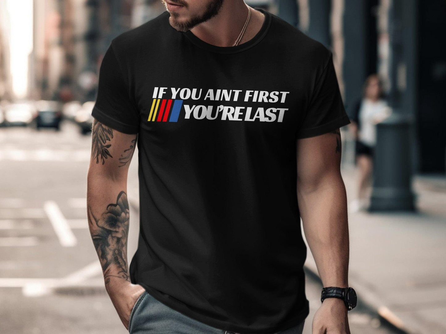 If You Aint First Your Last, Funny Movie Parody T Shirt, Race Fan Gift, Vintage Racing Apparel, Gift for him, Gift Ideas