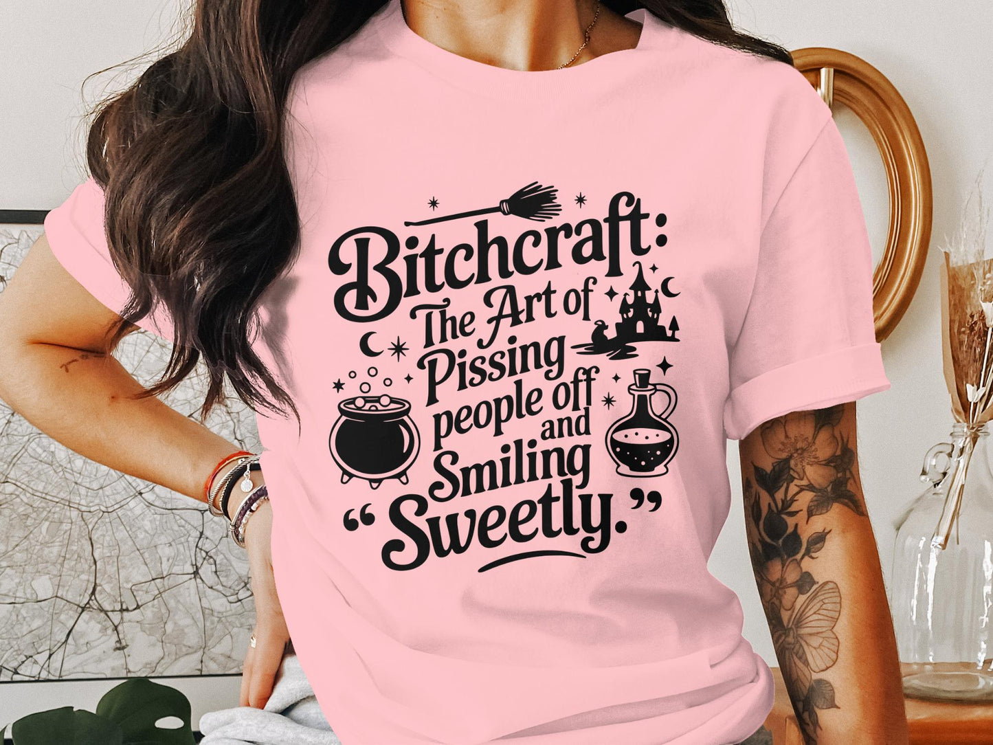 Funny Witchy T-Shirt, Witchcraft Humor Tee, Sarcastic Graphic Shirt, Halloween Witch Clothing, Sassy Witch Top for Women