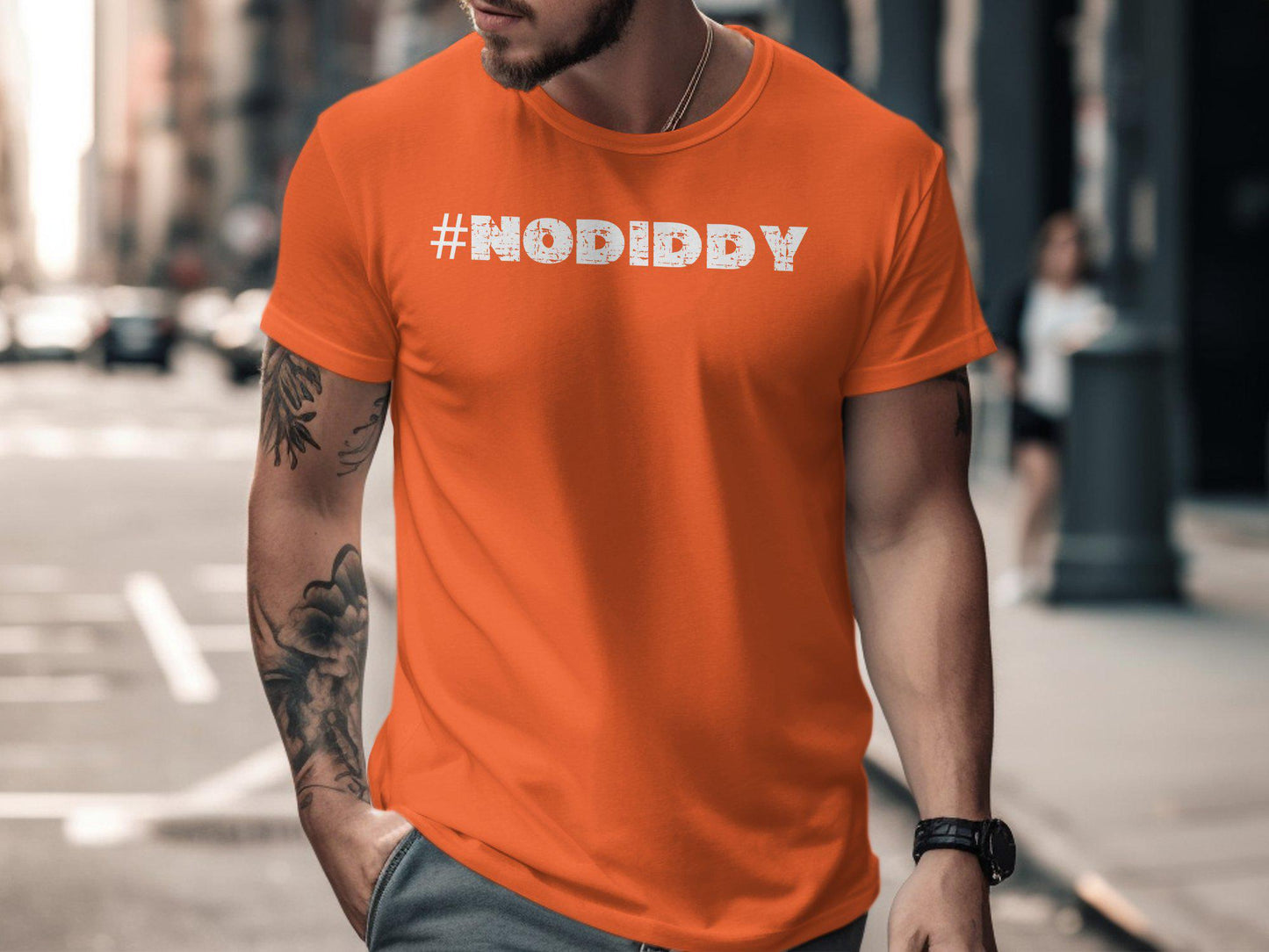 NODIDDY Fun Graphic Tee, Hashtag Novelty T-Shirt, Unique Statement Shirt, Cool Casual Wear, Bold Lettering T-Shirt, Unisex Trendy Tee