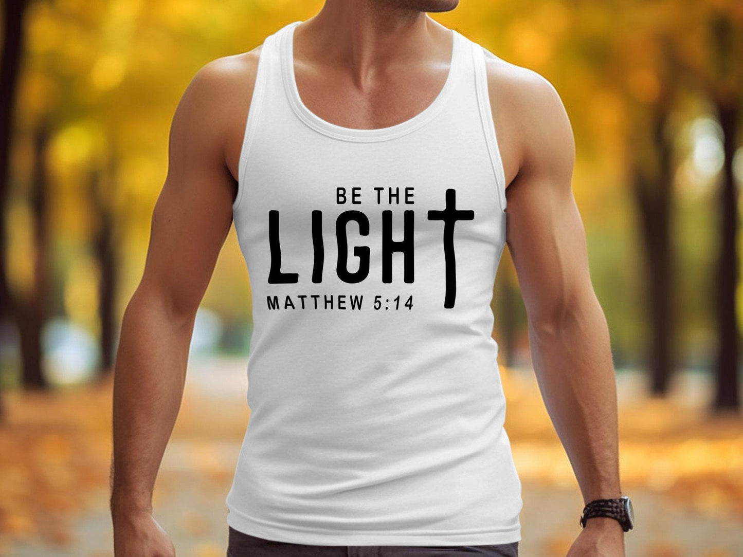 Be The Light T-Shirt, Matthew 5:14 Shirt, Christian Faith Tee, Religious Inspiration Apparel, Spiritual Message Clothing