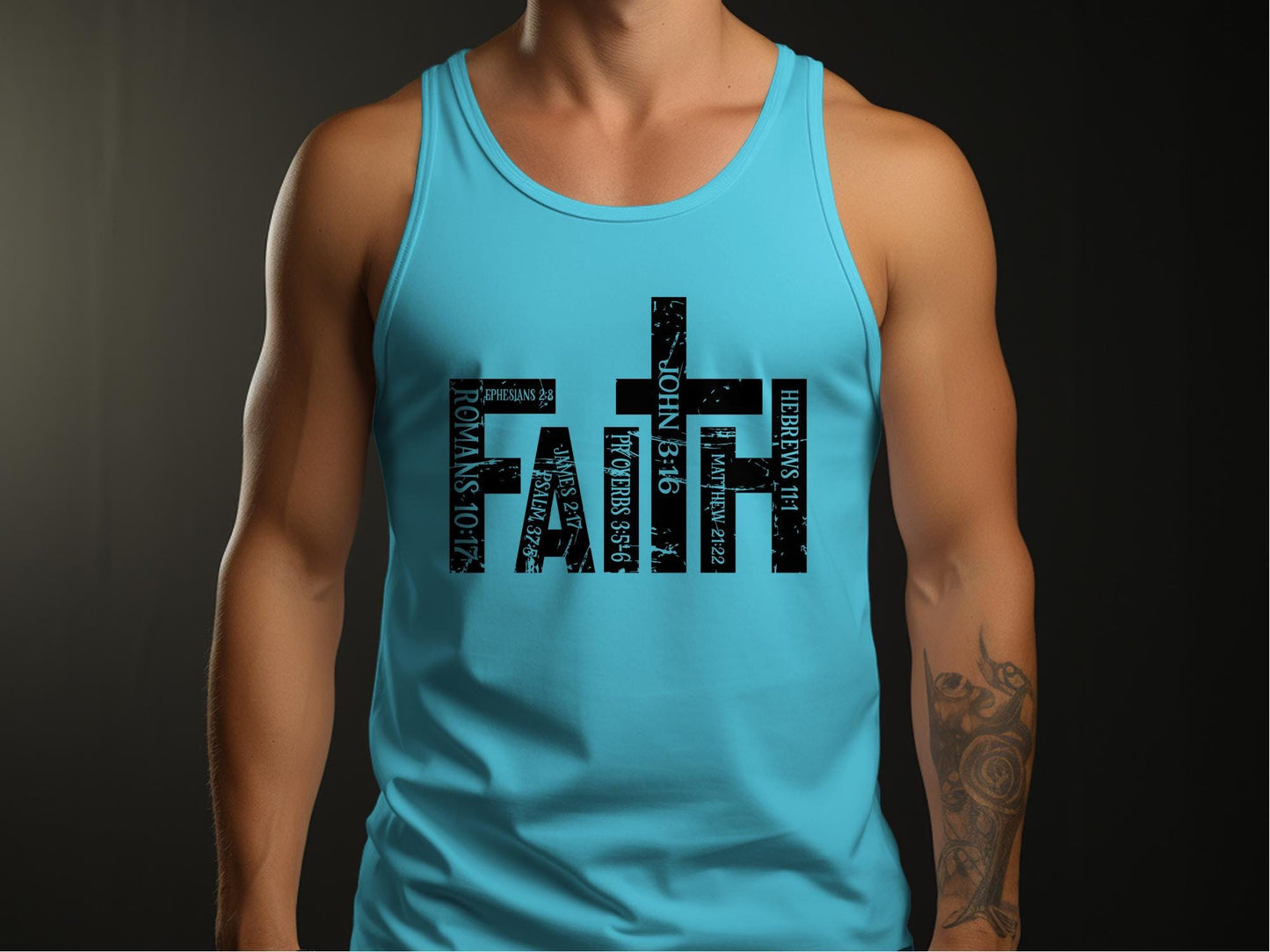 Christian Faith T-Shirt, Bible Verse T-Shirt, Religious Scripture Tee, Inspirational Quote Shirt, Faith-Based Clothing