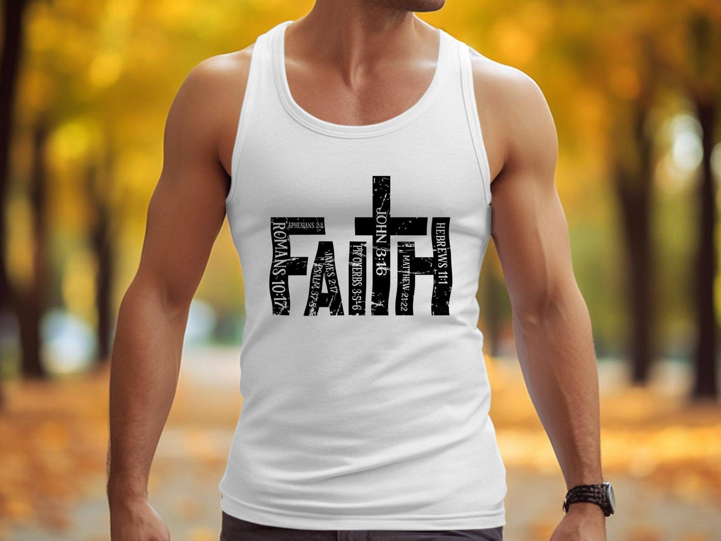 Christian Faith T-Shirt, Bible Verse T-Shirt, Religious Scripture Tee, Inspirational Quote Shirt, Faith-Based Clothing