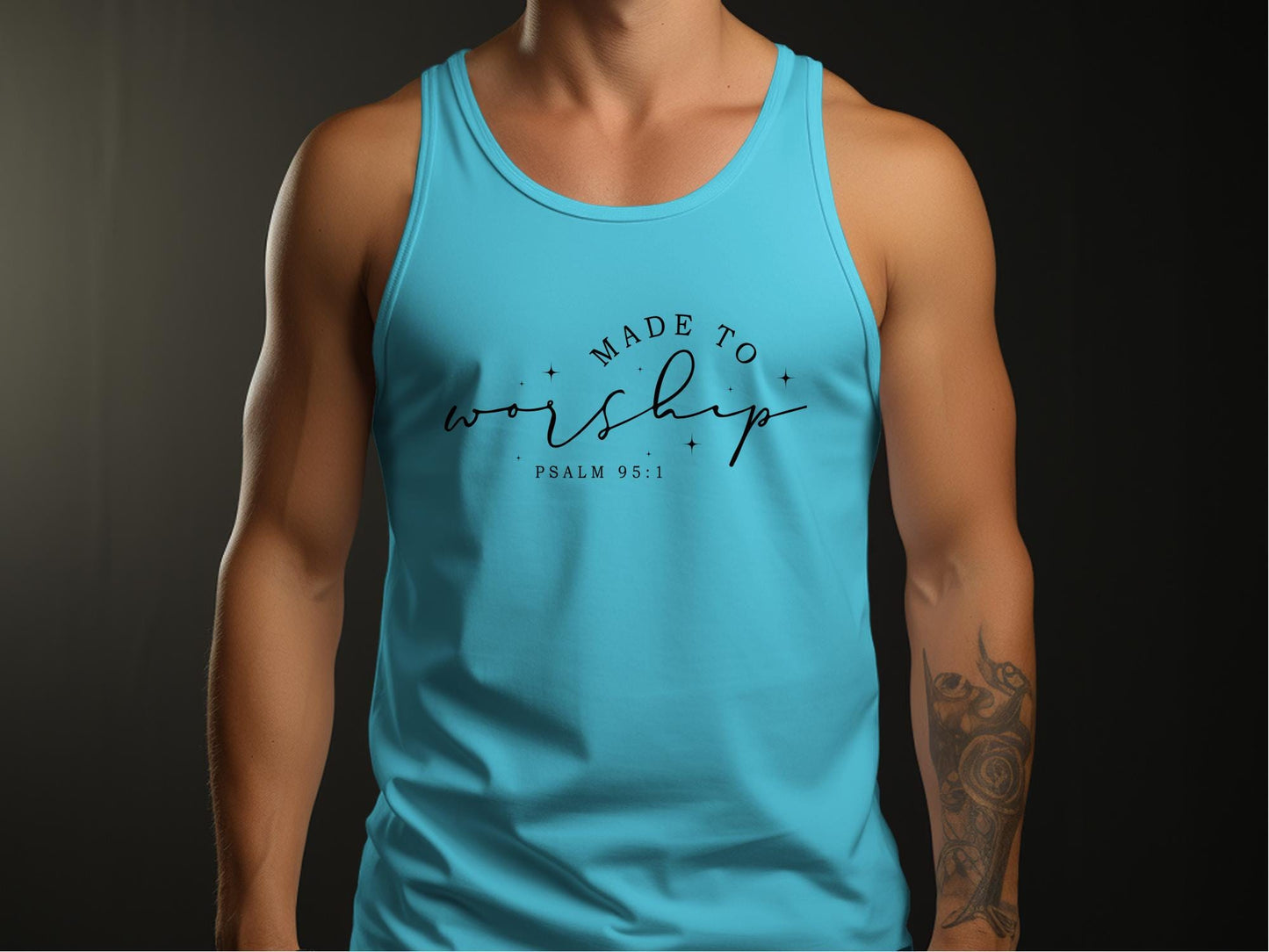 Made to Worship Psalm 95 1 Inspirational T Shirt Faith Based Tee Christian Quote Shirt Religious Gift Idea Unisex
