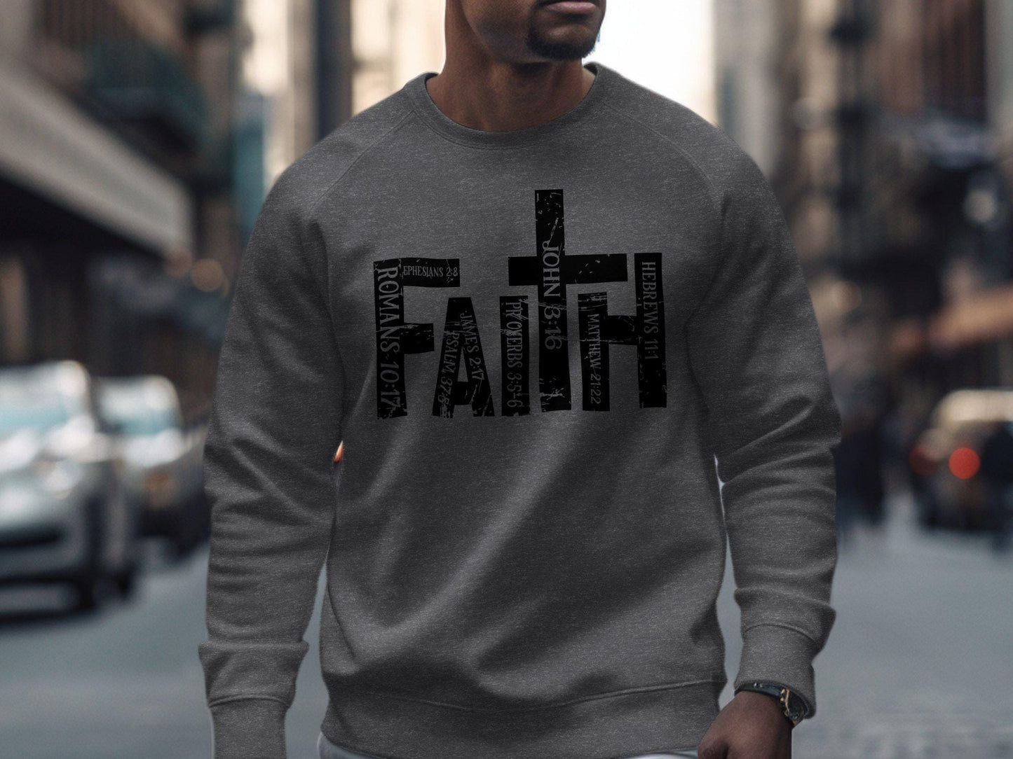 Christian Faith T-Shirt, Bible Verse T-Shirt, Religious Scripture Tee, Inspirational Quote Shirt, Faith-Based Clothing