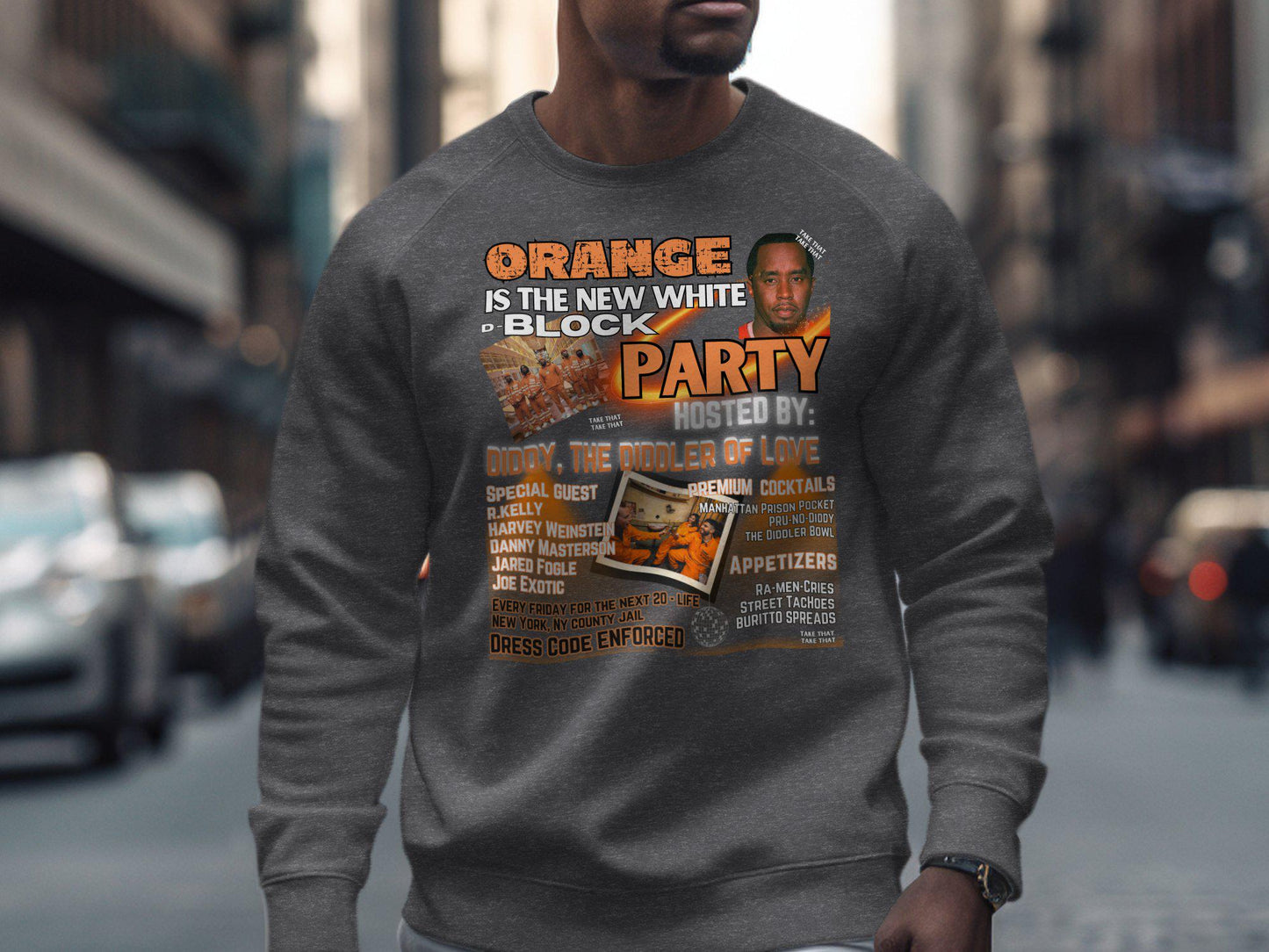 DIDDY, Block Party, Party T-Shirt, Diddy T-Shirt, Trending, Gift, Unisex Gift, Funny Graphic Tee, Novelty T-Shirt for Parties