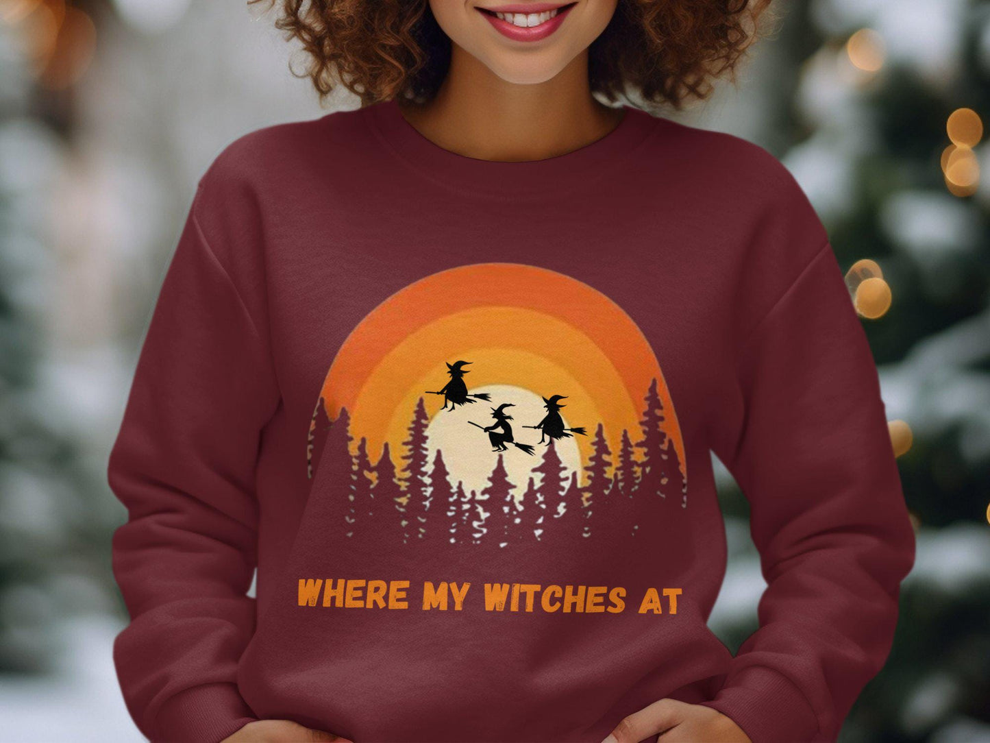Retro Witches Halloween T-Shirt, Cute Witchy Graphic Tee, Where My Witches At Shirt, Spooky Season Shirt, Fun Halloween Top