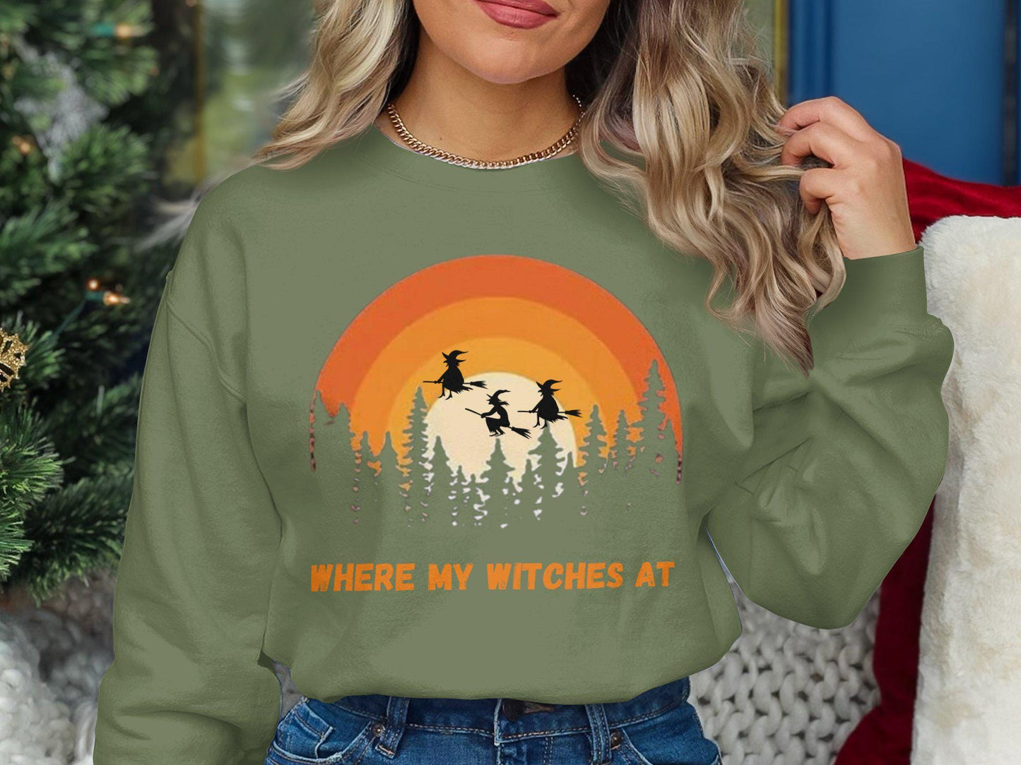 Retro Witches Halloween T-Shirt, Cute Witchy Graphic Tee, Where My Witches At Shirt, Spooky Season Shirt, Fun Halloween Top