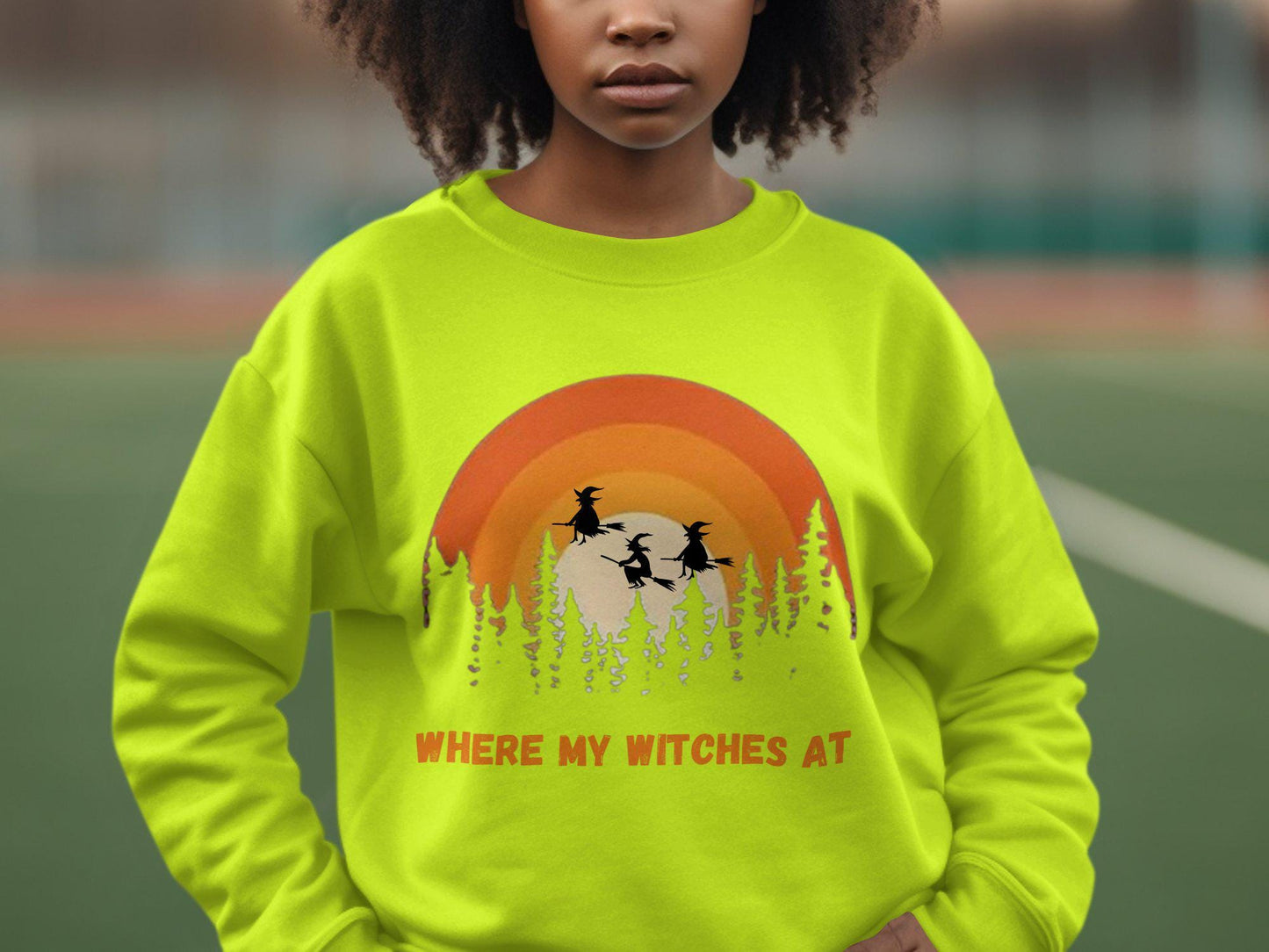 Retro Witches Halloween T-Shirt, Cute Witchy Graphic Tee, Where My Witches At Shirt, Spooky Season Shirt, Fun Halloween Top