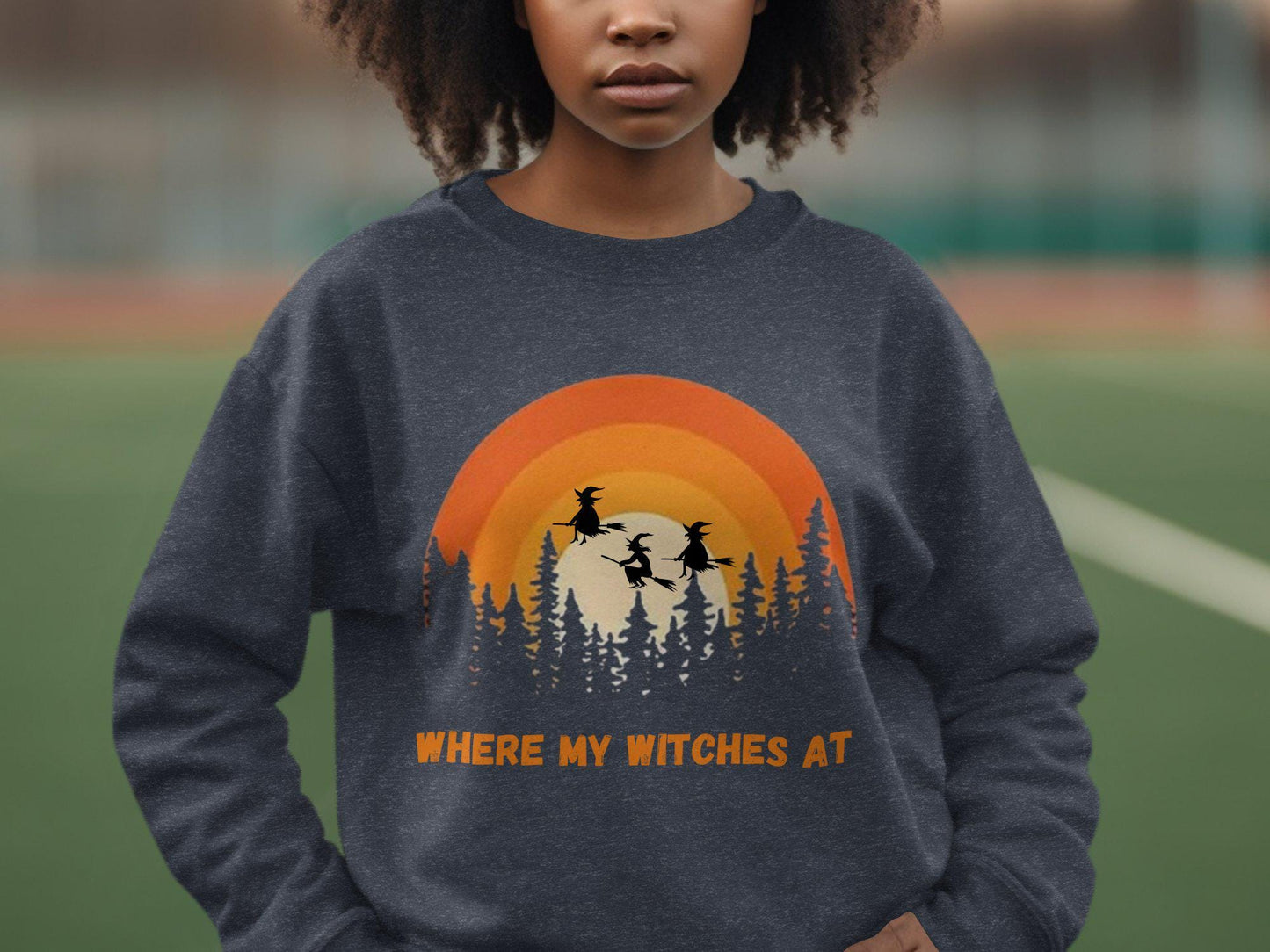 Retro Witches Halloween T-Shirt, Cute Witchy Graphic Tee, Where My Witches At Shirt, Spooky Season Shirt, Fun Halloween Top