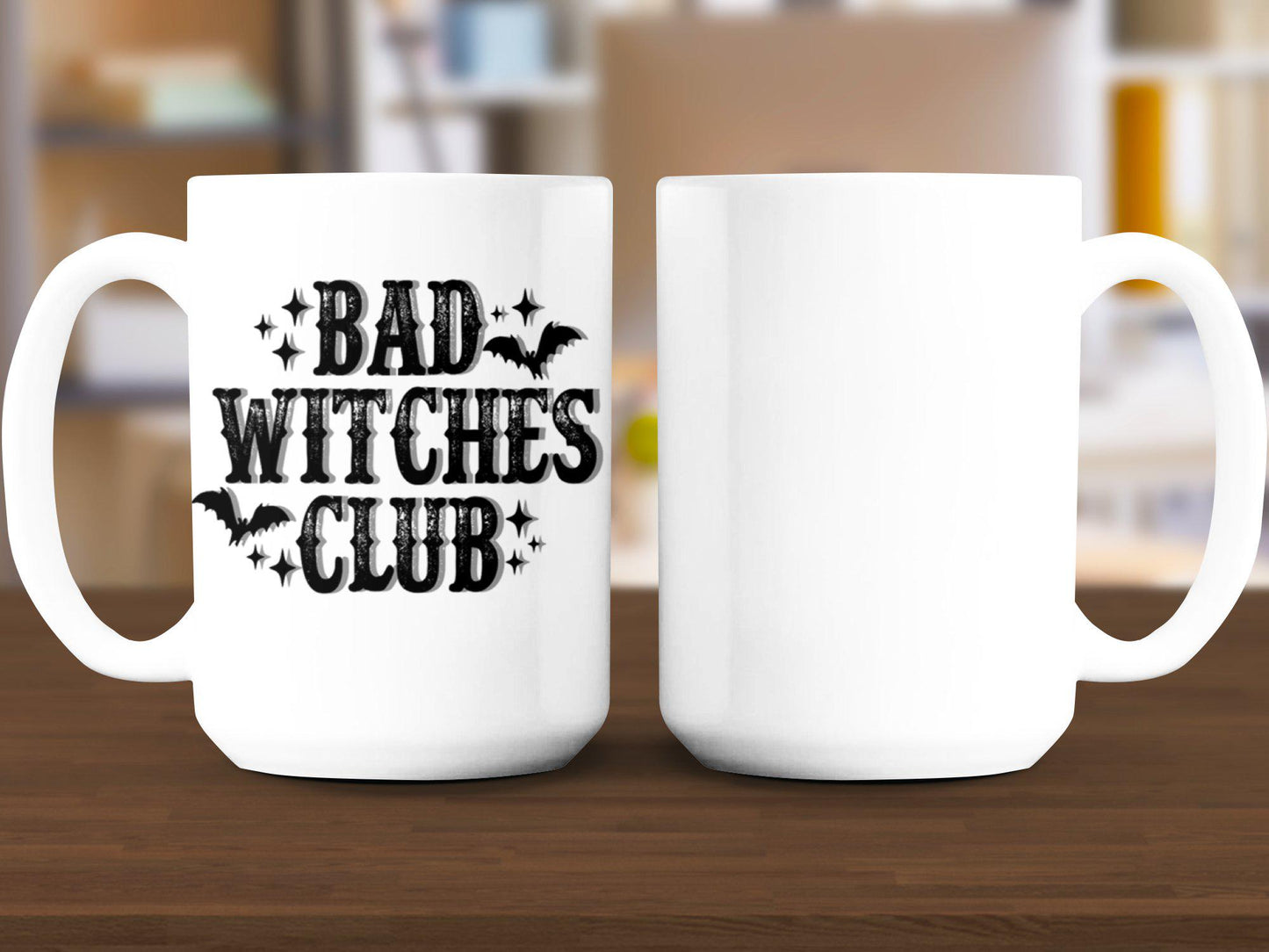 Bad Witches Club Mug, Halloween Coffee Mug, Spooky Witch Gift, Fun Witchy Mug, Halloween Decor Mug, Witch Lover Gift, Witch Mug