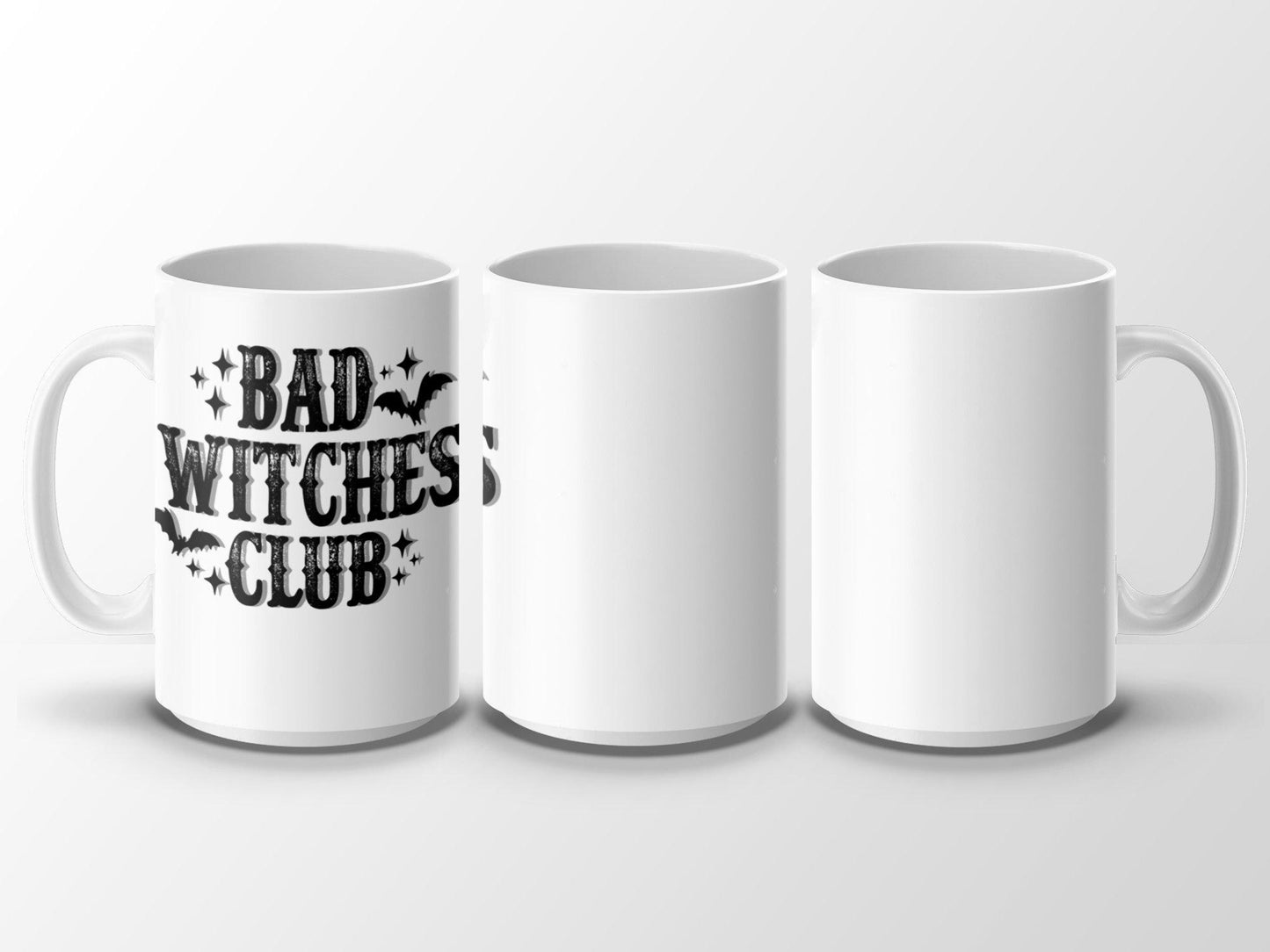 Bad Witches Club Mug, Halloween Coffee Mug, Spooky Witch Gift, Fun Witchy Mug, Halloween Decor Mug, Witch Lover Gift, Witch Mug