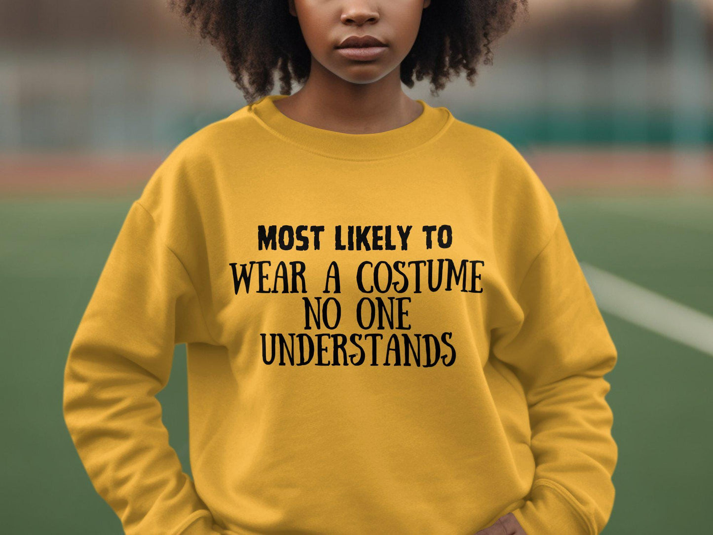 Most Likely To Wear A Costume No One Understands Funny T-Shirt, Halloween Humor Tee, Unique Costume Idea Shirt, Quirky Outfit