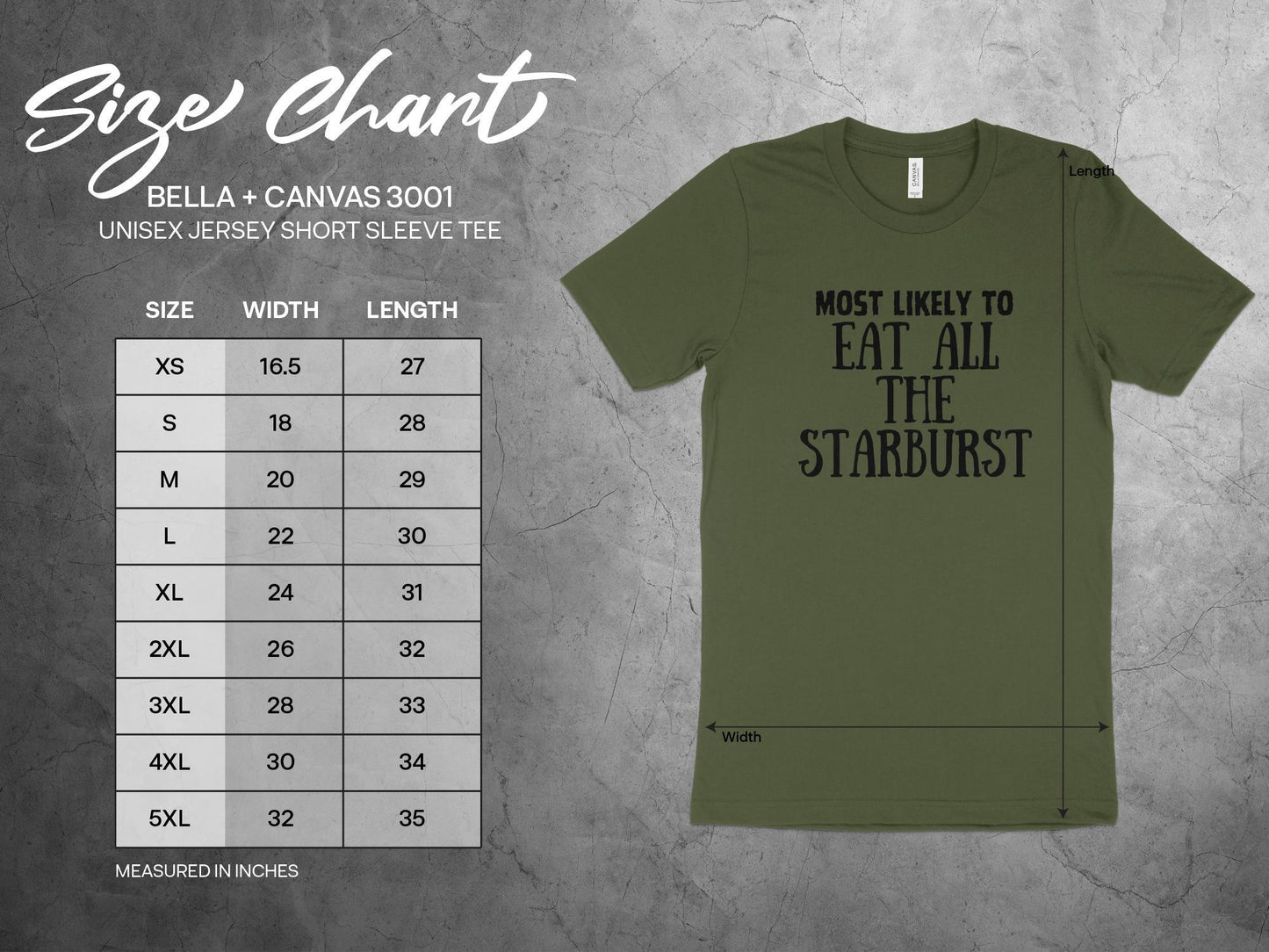 Most Likely To Eat All The Starburst, Funny T-Shirt, Humorous Graphic Tee, Casual Wear, Fun Quote Shirt, Unique Gift Idea