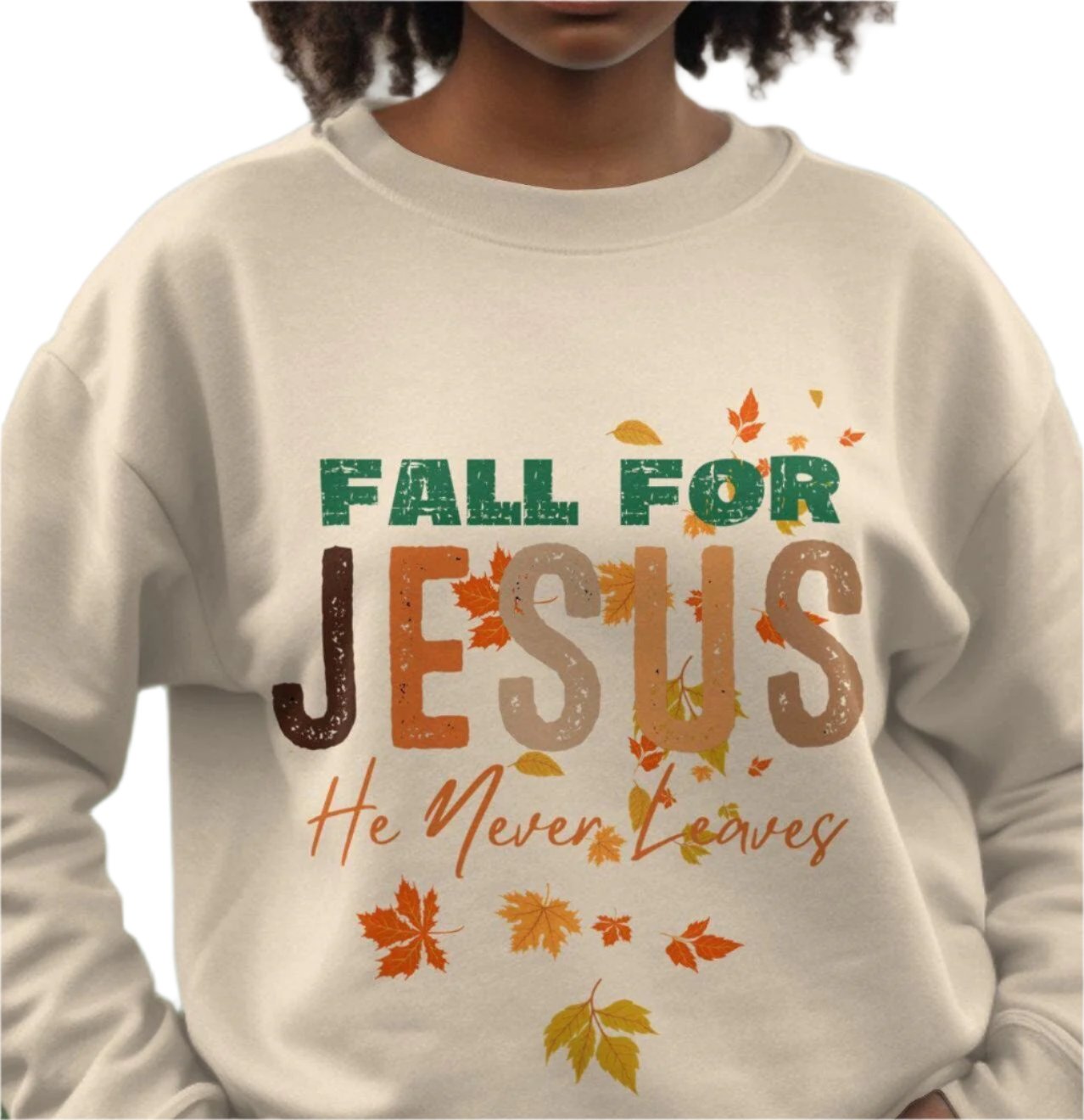 Fall For Jesus T-Shirt, Religious Autumn Tee, Christian Fall Apparel, Inspirational Faith Clothing, Gift for her, Gift for mom, Christian