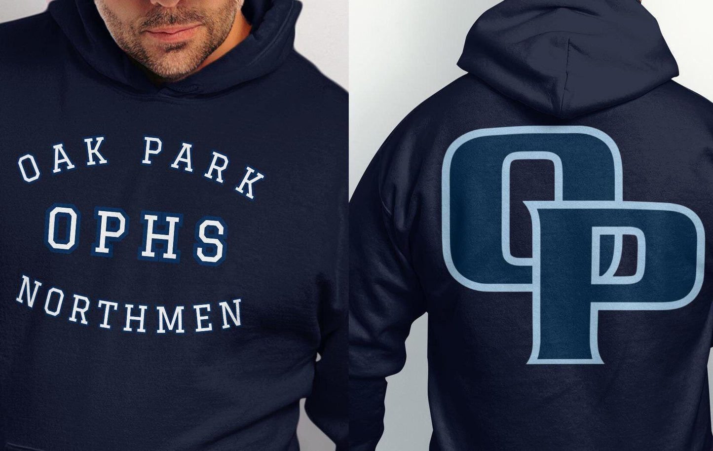 Oak Park Northmen OPHS T-Shirt, Vintage School Spirit Tee, Retro Athletic Shirt, Classic High School Apparel, Old School Sportswear