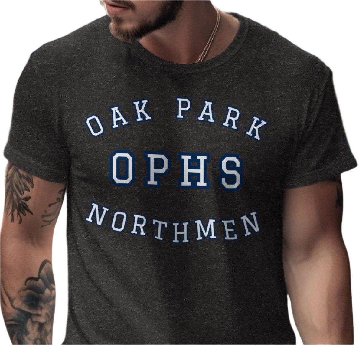 Retro Oak Park Northmen OPHS T-Shirt, Classic School Spirit Tee, Vintage Inspired High School Fan Shirt, Sports Team Apparel