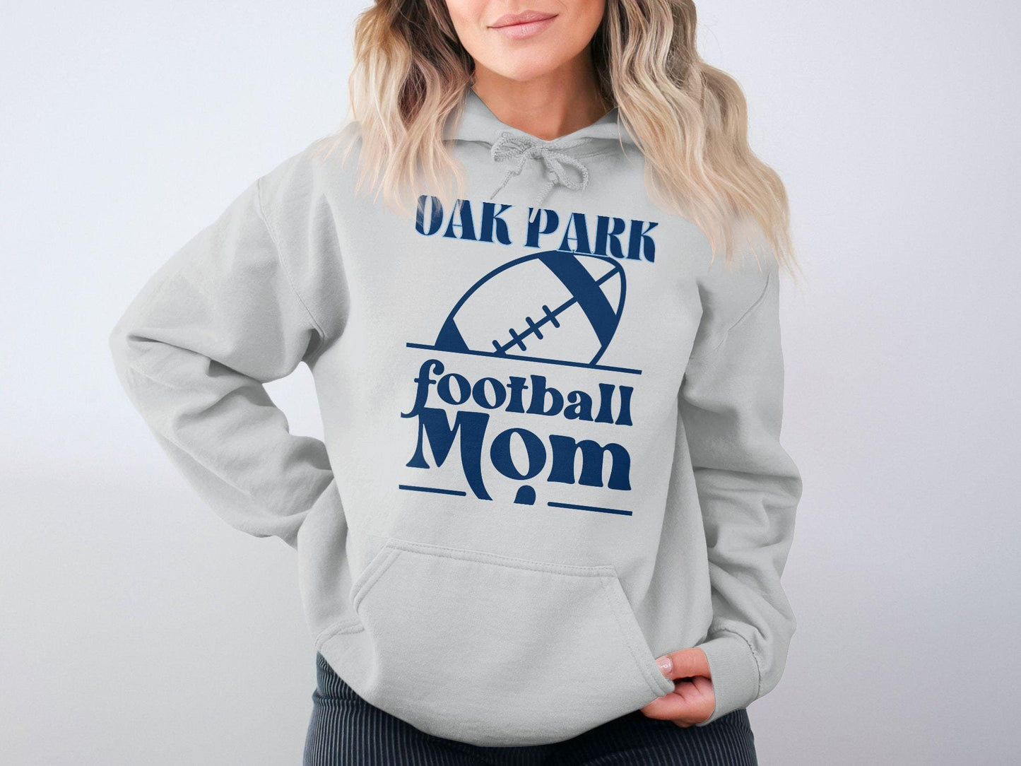 OAK PARK Football Mom T-Shirt, Supportive Mom T-Shirt, Sports Mom Apparel, Oak Park Pride Shirt, Football Fan Tee, Game Day Shirt