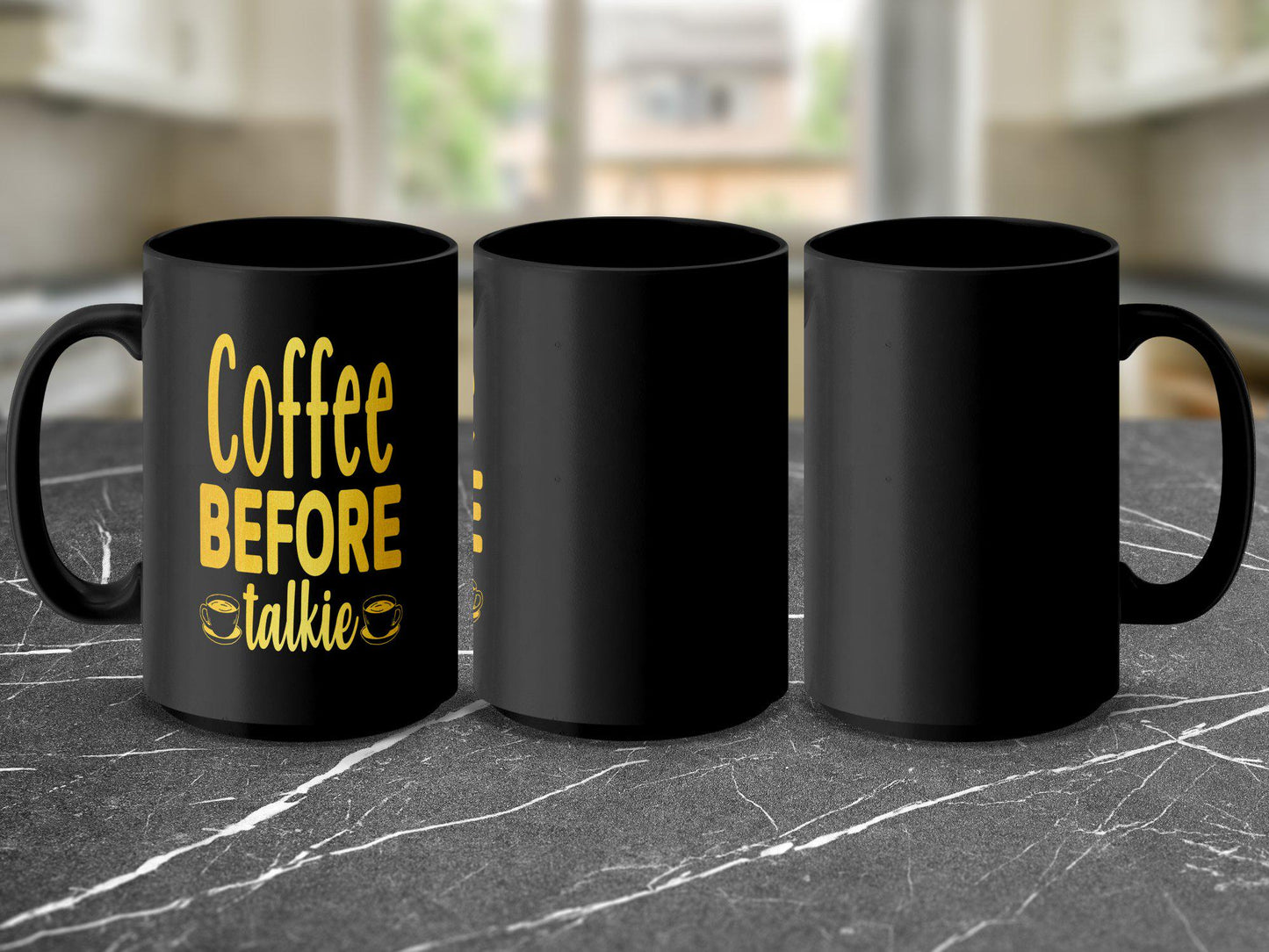 Coffee Lover Gift, Fun Coffee Mug, Coffee Before Talkie Mug, Cute Coffee Mug, Funny Coffee Cup, Unique Coffee Mug, Coffee Decor