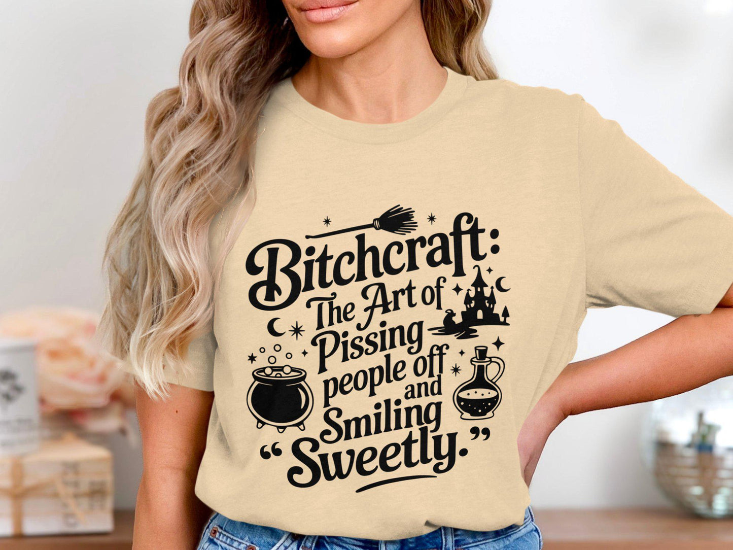Funny Witchy T-Shirt, Witchcraft Humor Tee, Sarcastic Graphic Shirt, Halloween Witch Clothing, Sassy Witch Top for Women
