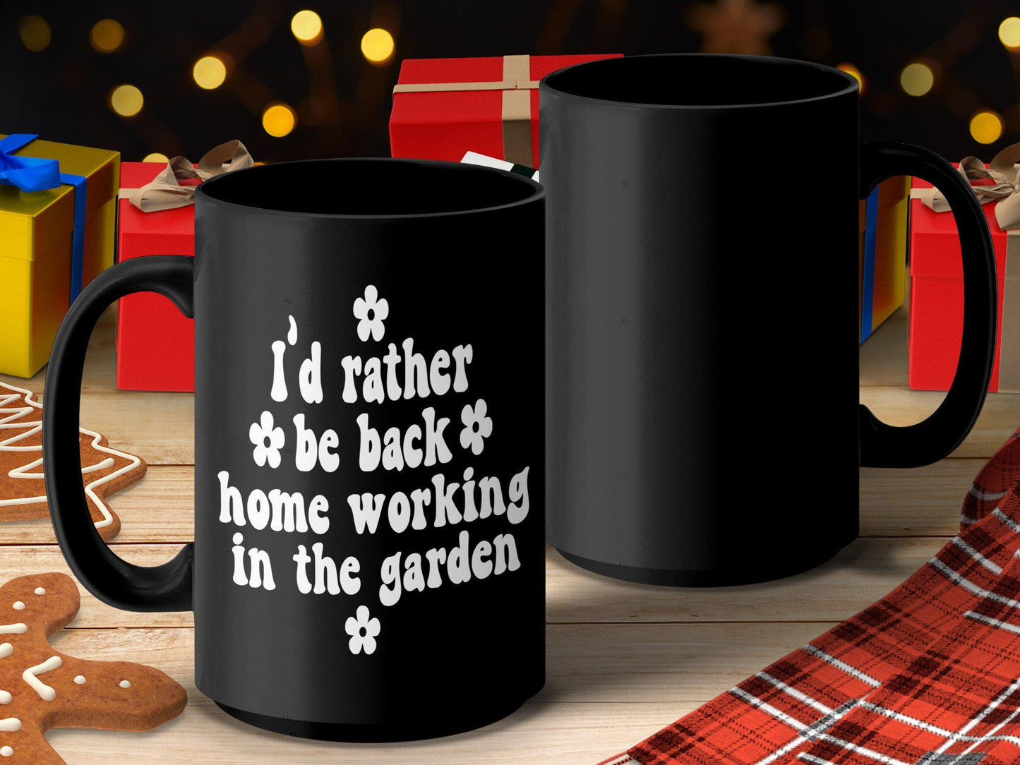 Funny Gardening Mug, I'd Rather Be Back Home Working In The Garden Mug, Gardener Gift, Plant Lover Tee